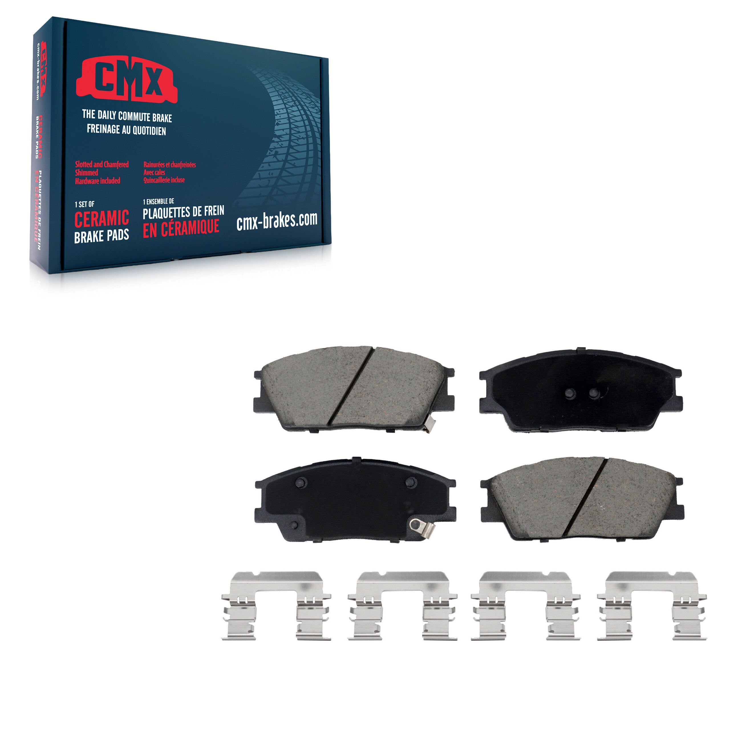 CMX CMX-D2285 Disc Brake Pad for 2020-2023 Kia Soul, Hyundai Venue - Front