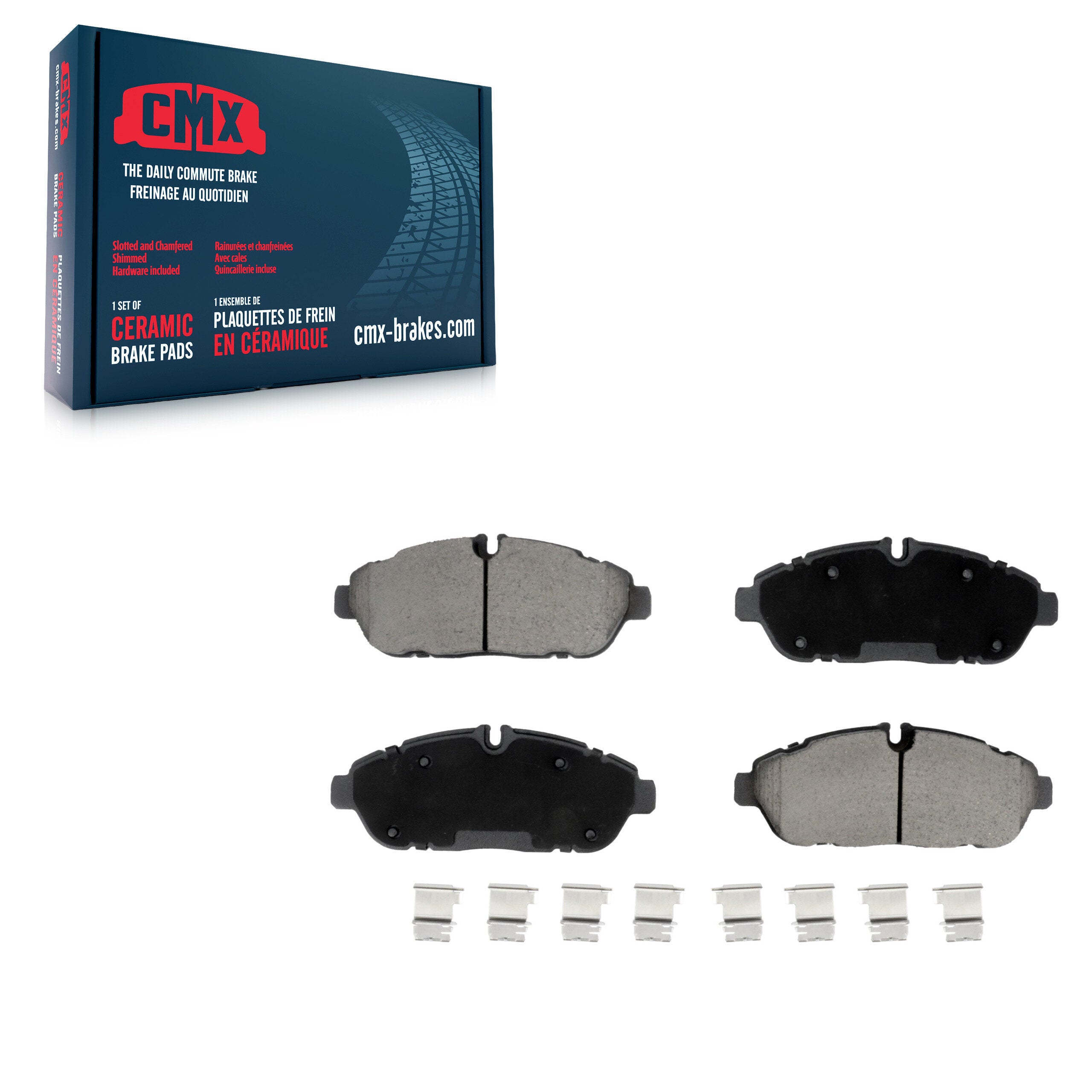 CMX CMX-D2301 Disc Brake Pad for 2020-2023 Ford Transit-150, Ford Transit-250, Ford Transit-350 - Front