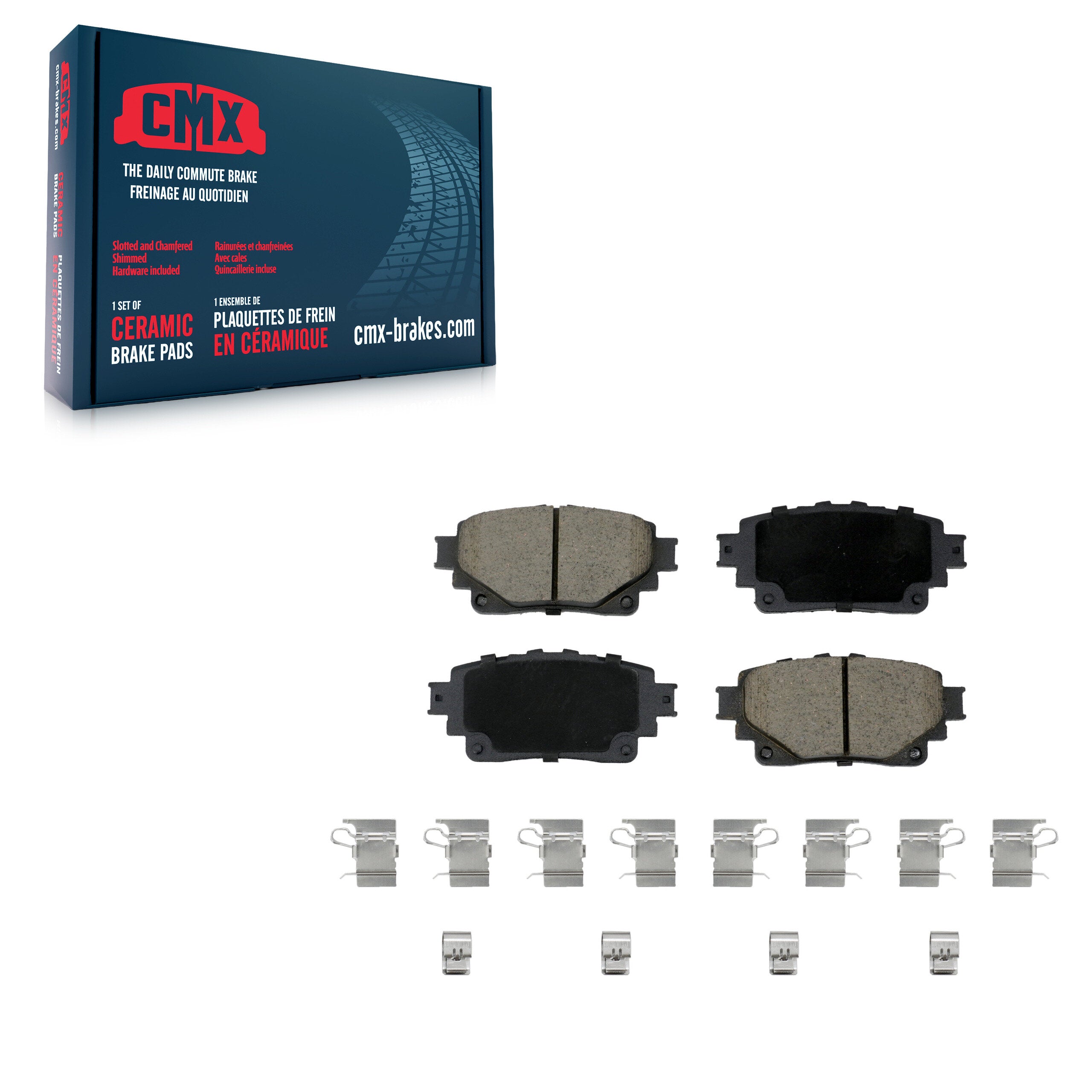 CMX CMX-D2305 Disc Brake Pad for 2020-2025 Lexus RX350, Lexus RX450h+, Lexus TX350 - Rear