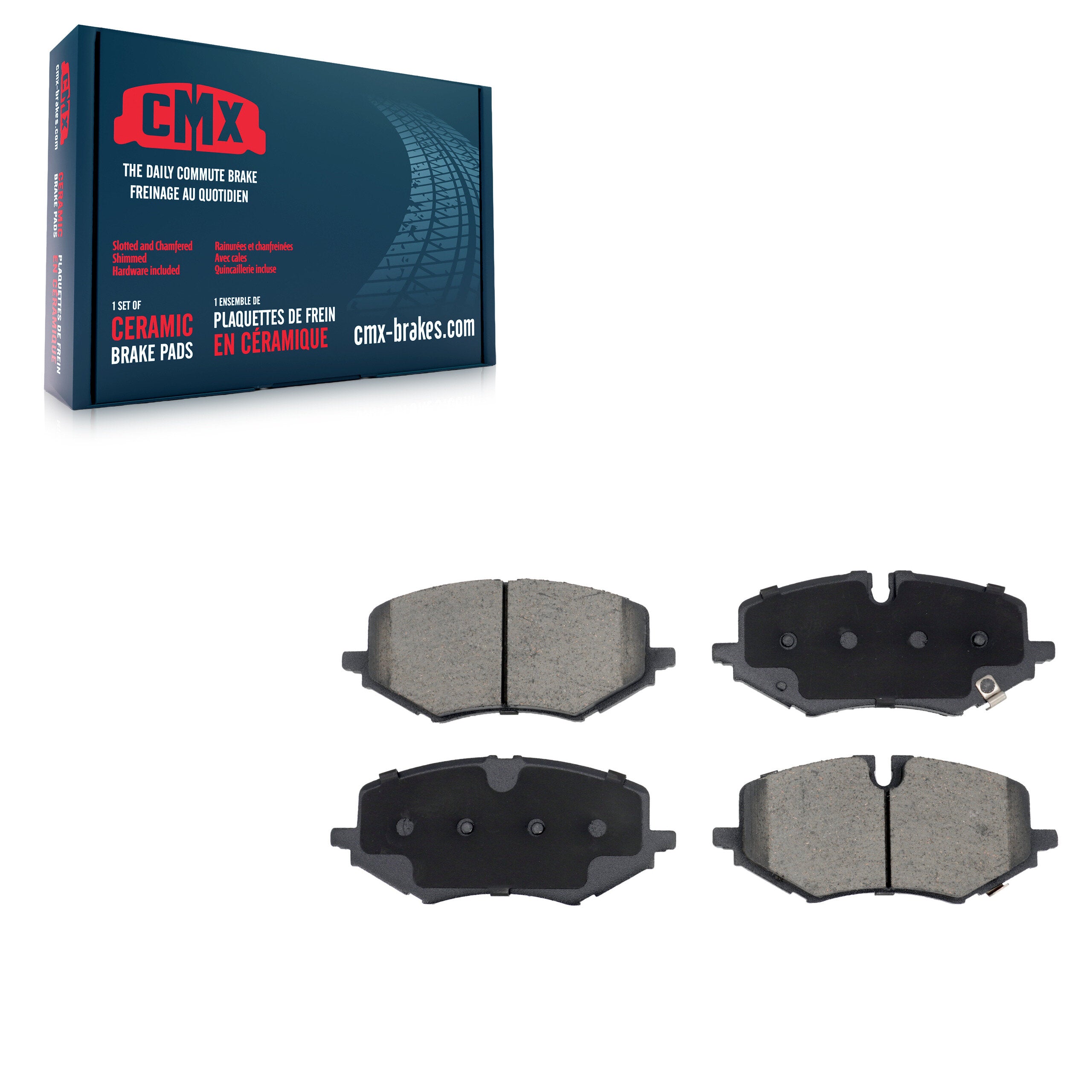 CMX CMX-D2307 Disc Brake Pad for 2020-2025 Chevrolet Trailblazer, Buick Encore GX - Front