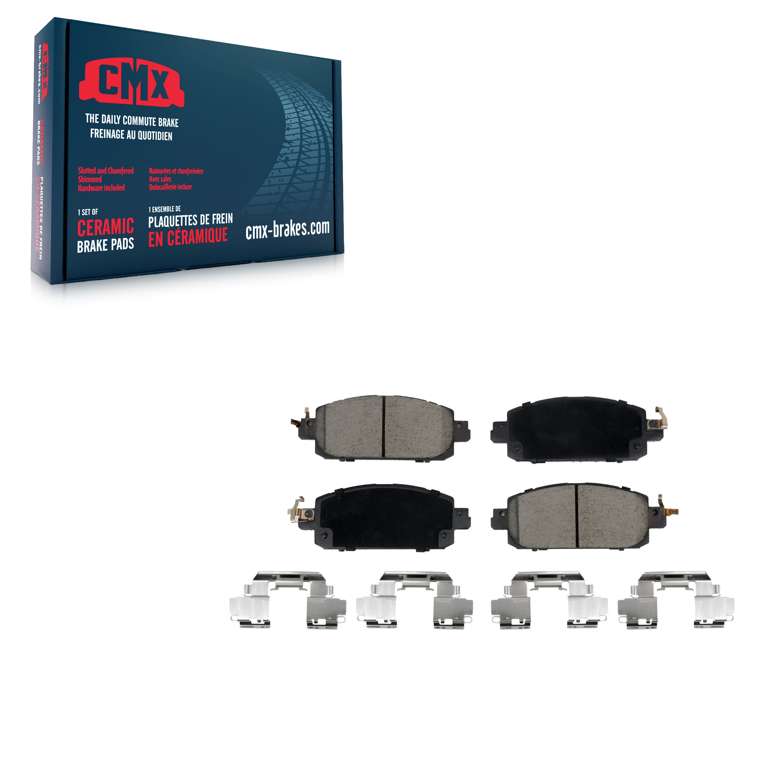 CMX CMX-D2310 Disc Brake Pad for 2020-2024 Nissan Kicks, Nissan Sentra - Front