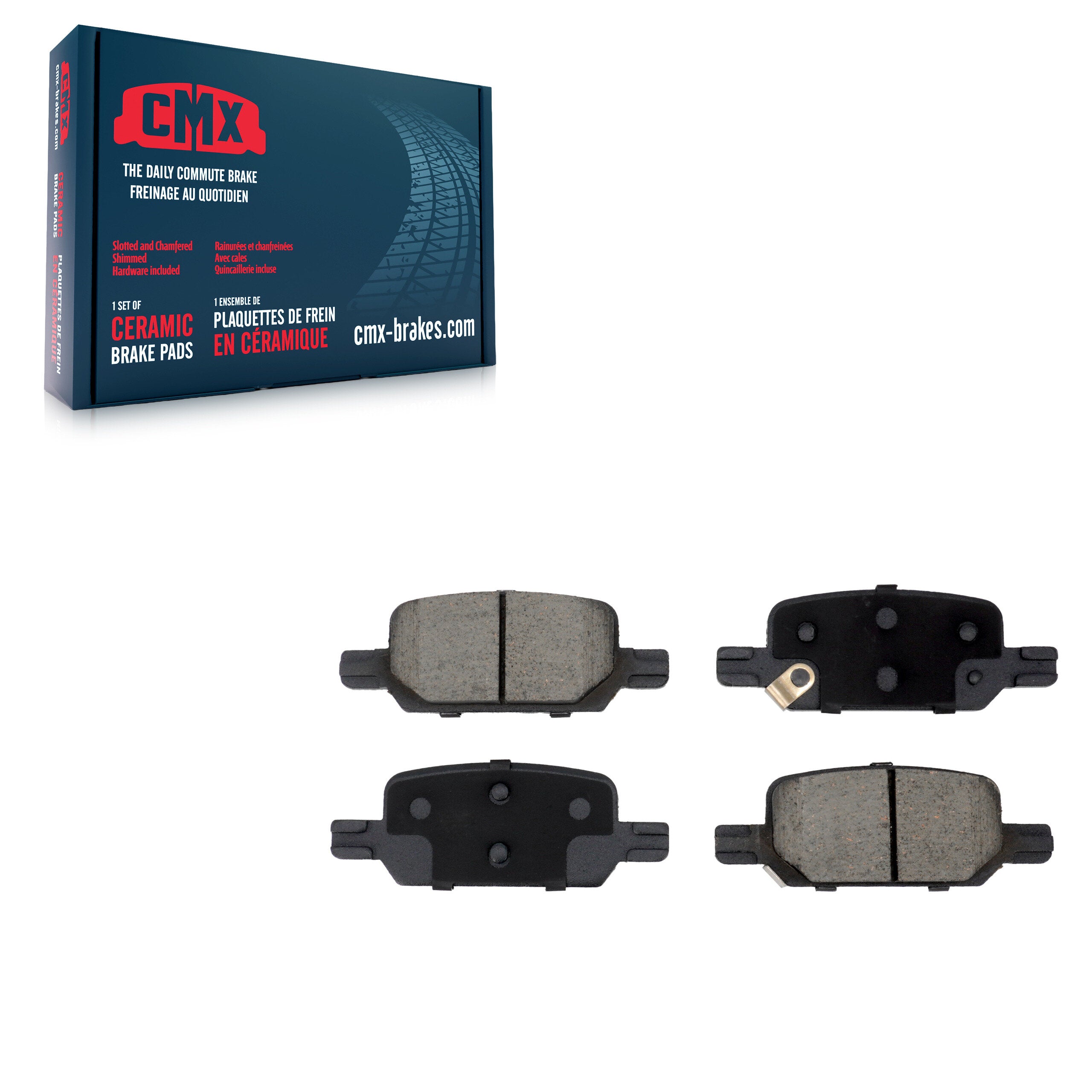 CMX CMX-D2370 Disc Brake Pad for 2021-2022 Chevrolet Colorado, GMC Canyon - Rear