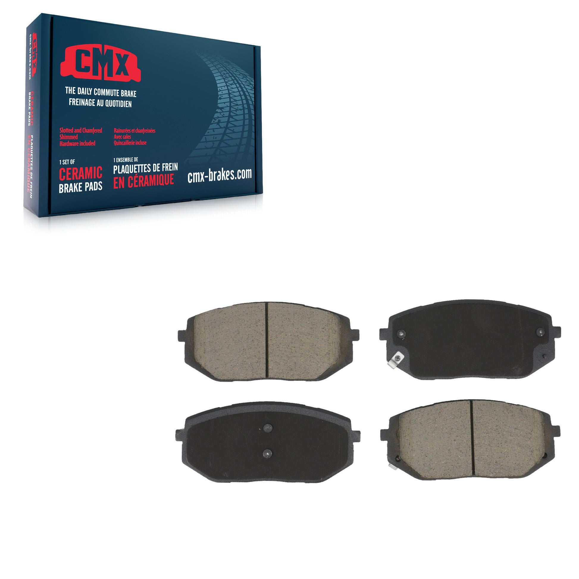 CMX CMX-D2398 Disc Brake Pad for 2021-2025 Kia EV6, Kia K5, Hyundai Sonata - Front