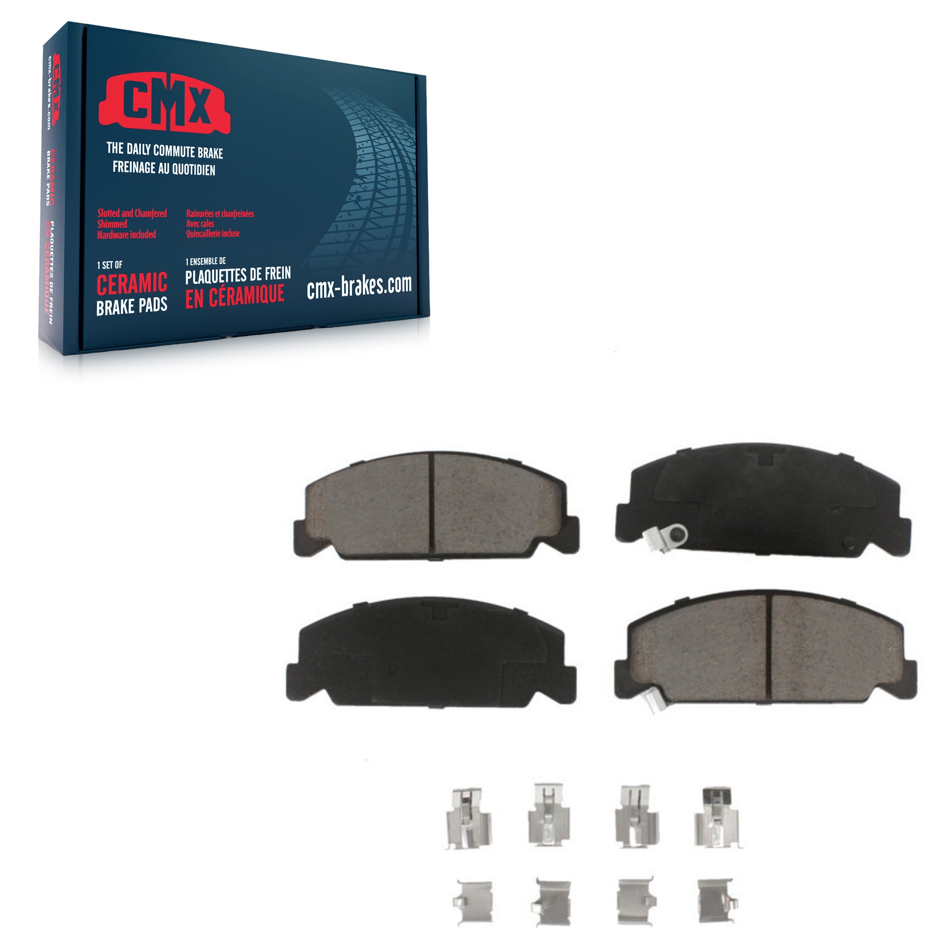 CMX CMX-D273 Disc Brake Pad for 1984-2000 Honda Civic, Honda Civic del Sol, Honda CRX - Front