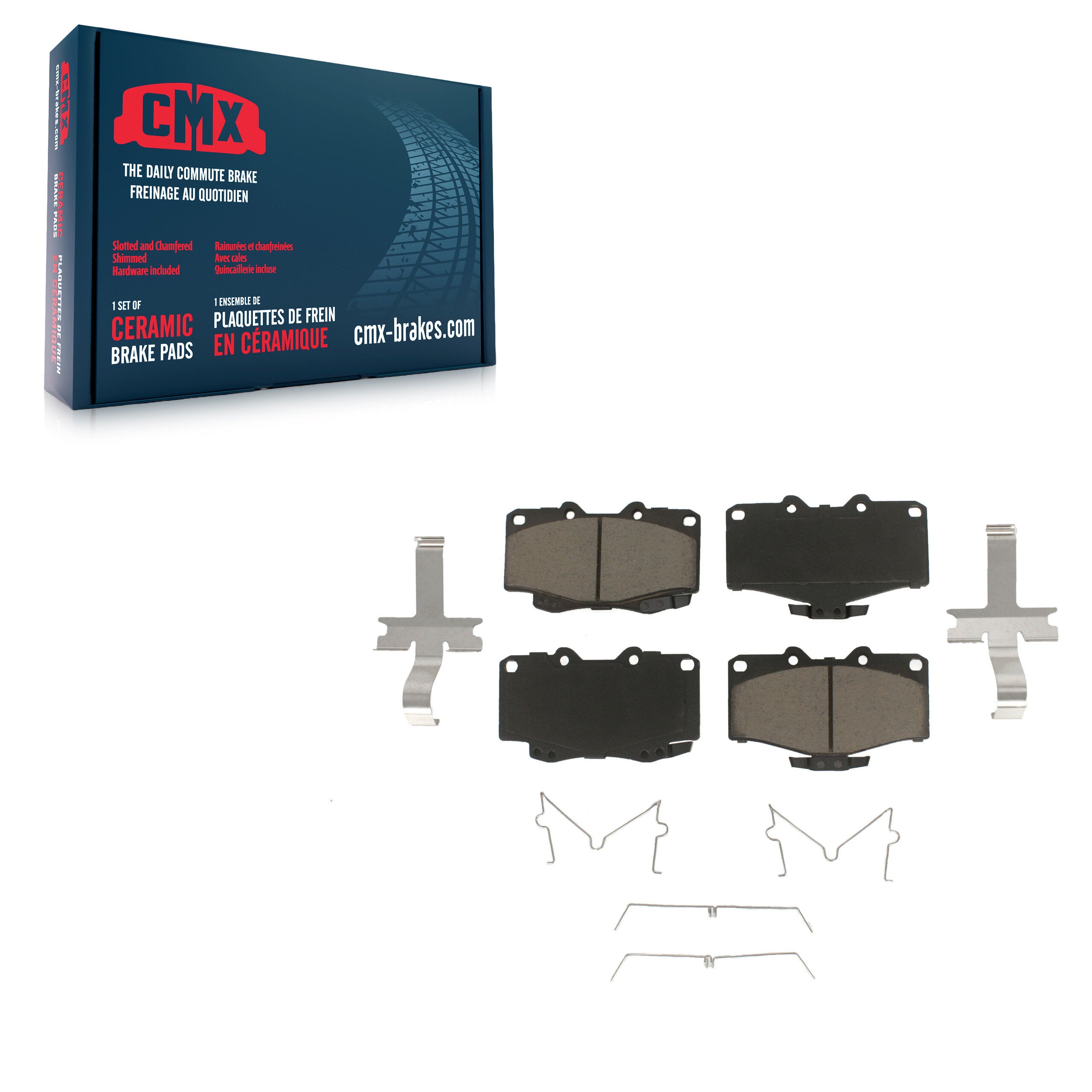 CMX CMX-D436A Disc Brake Pad for 1989-2002 Toyota Tacoma, Toyota 4Runner, Toyota Pickup - Front