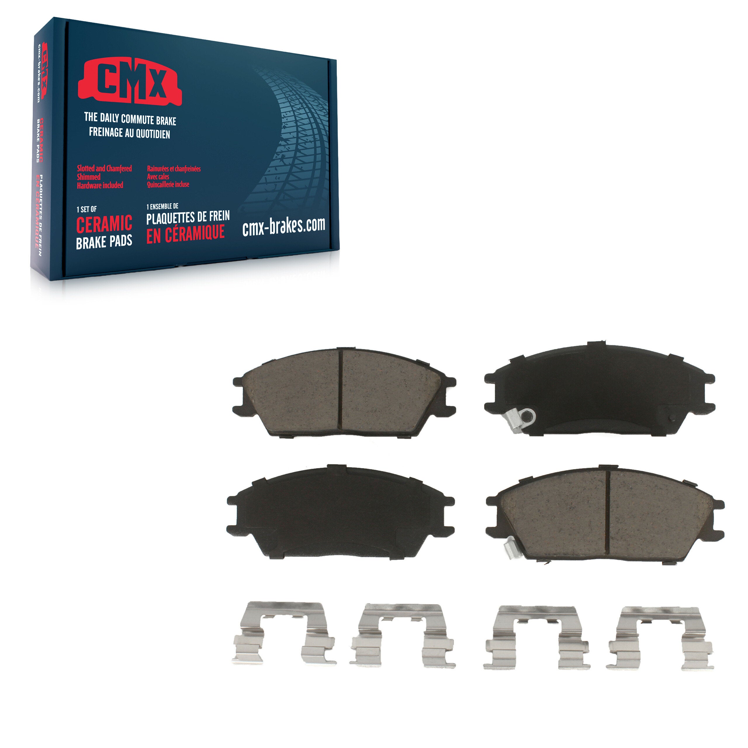CMX CMX-D440 Disc Brake Pad for 1986-2005 Hyundai Accent, Hyundai Scoupe, Mitsubishi Precis - Front