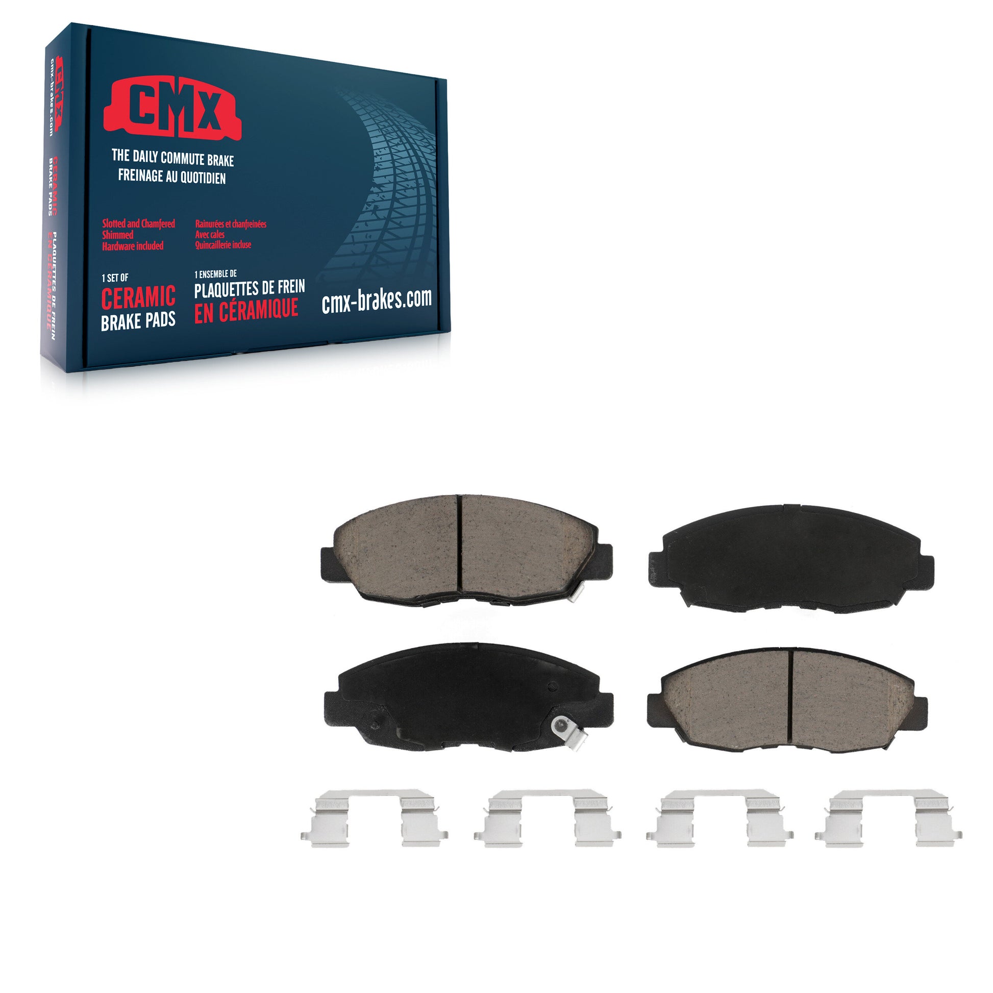 CMX CMX-D465 Disc Brake Pad for 1990-2002 Acura CL, Honda Accord - Front