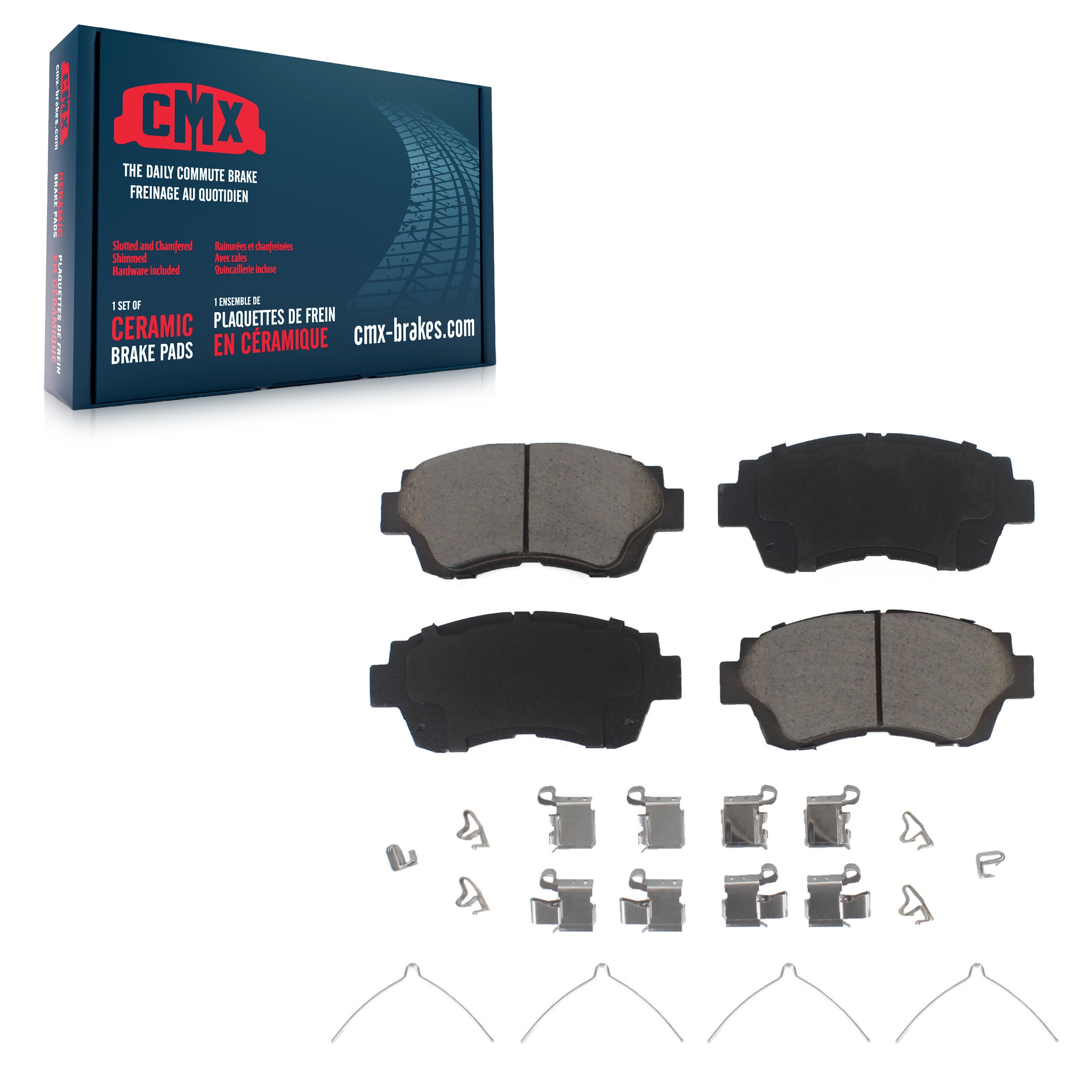 CMX CMX-D476 Disc Brake Pad for 1990-2003 Toyota Camry, Toyota Celica, Toyota Sienna - Front