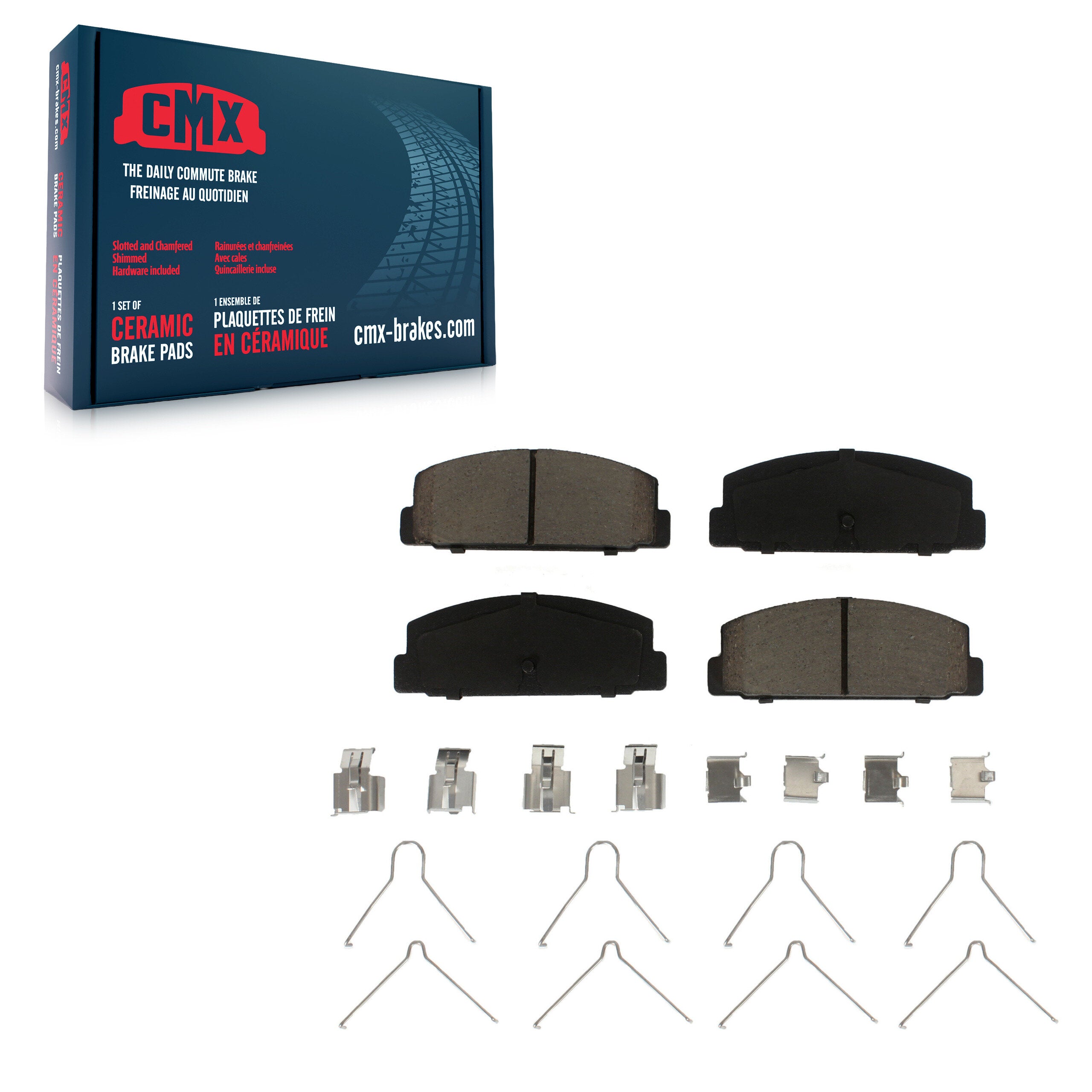 CMX CMX-D482 Disc Brake Pad for 1984-2005 Mazda 6, Mazda Protege, Mazda RX-7 - Rear
