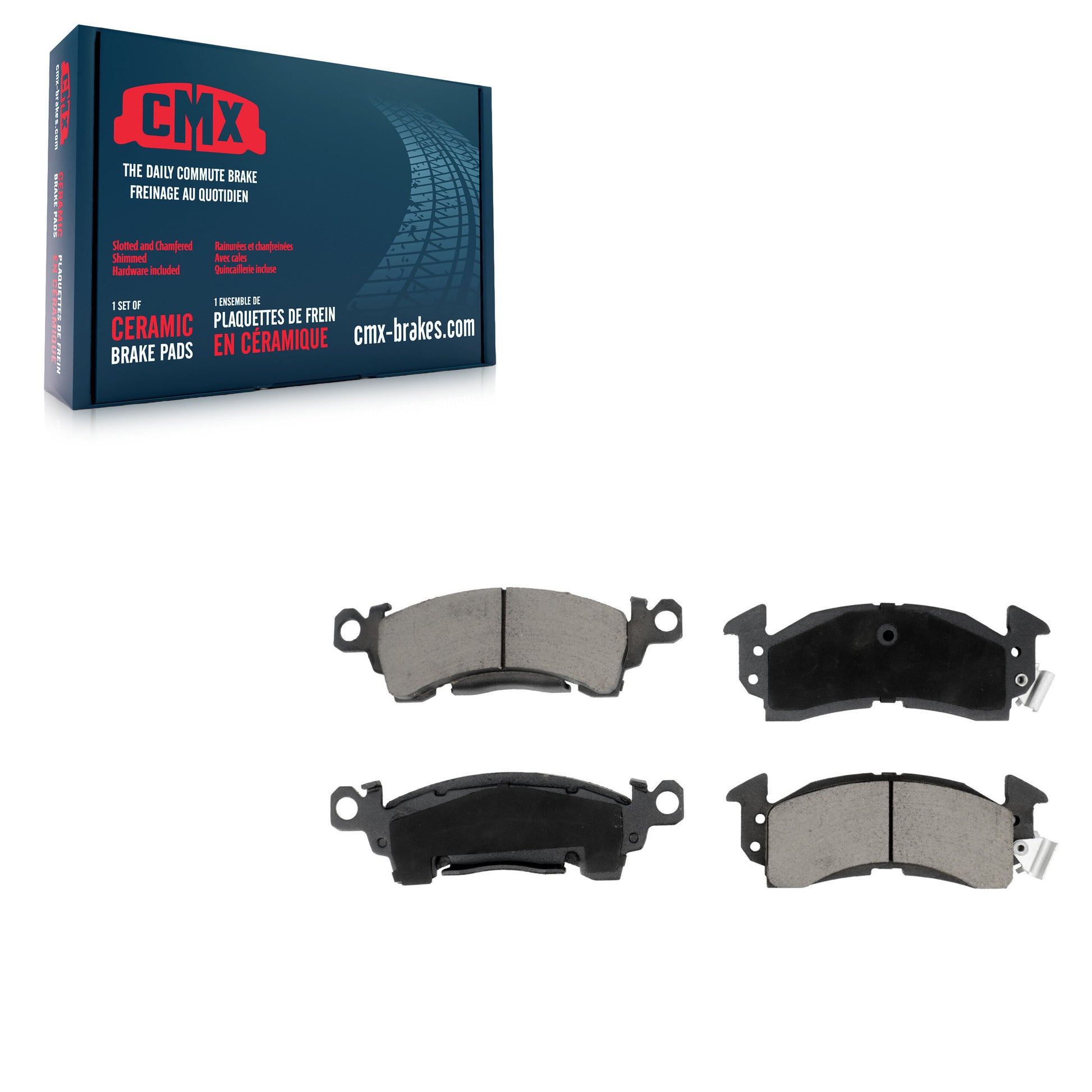 CMX CMX-D52 Disc Brake Pad for 1980-2002 Chevrolet Caprice, Cadillac Commercial Chassis, Chevrolet Commercial Chassis - Front