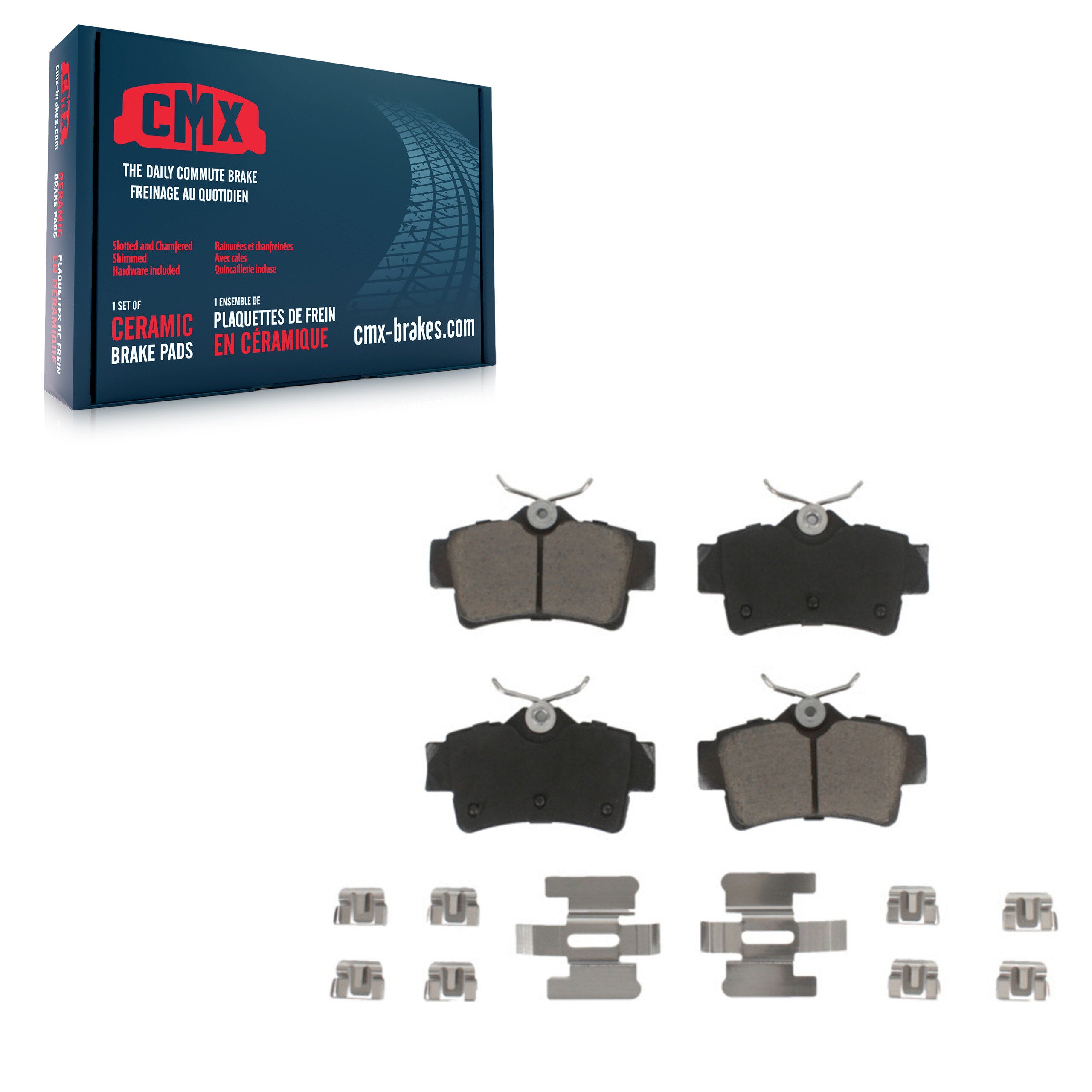 CMX CMX-D627 Disc Brake Pad for 1994-2004 Ford Mustang - Rear