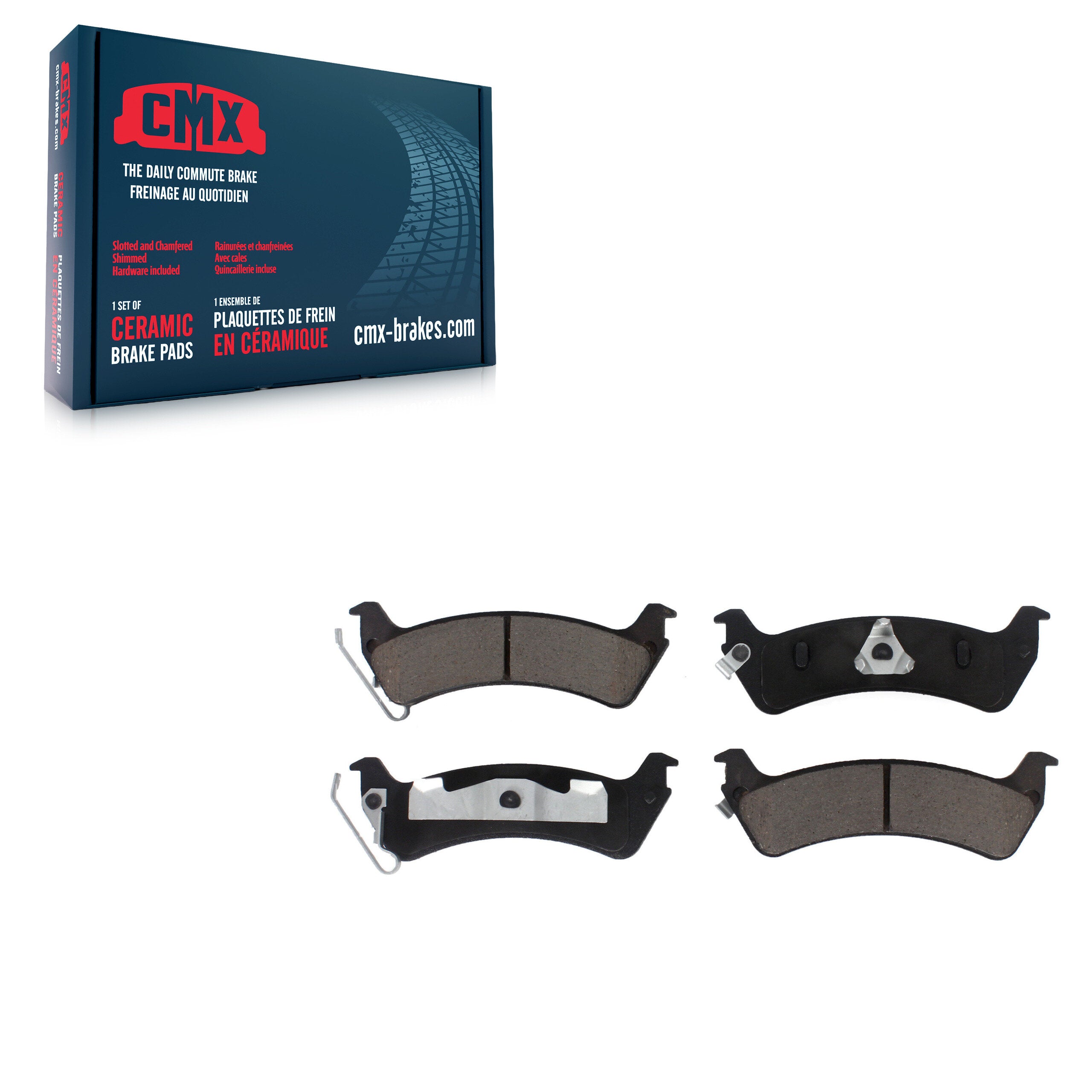 CMX CMX-D666 Disc Brake Pad for 1994-2005 Ford Explorer Sport, Ford Explorer, Ford Explorer Sport Trac - Rear