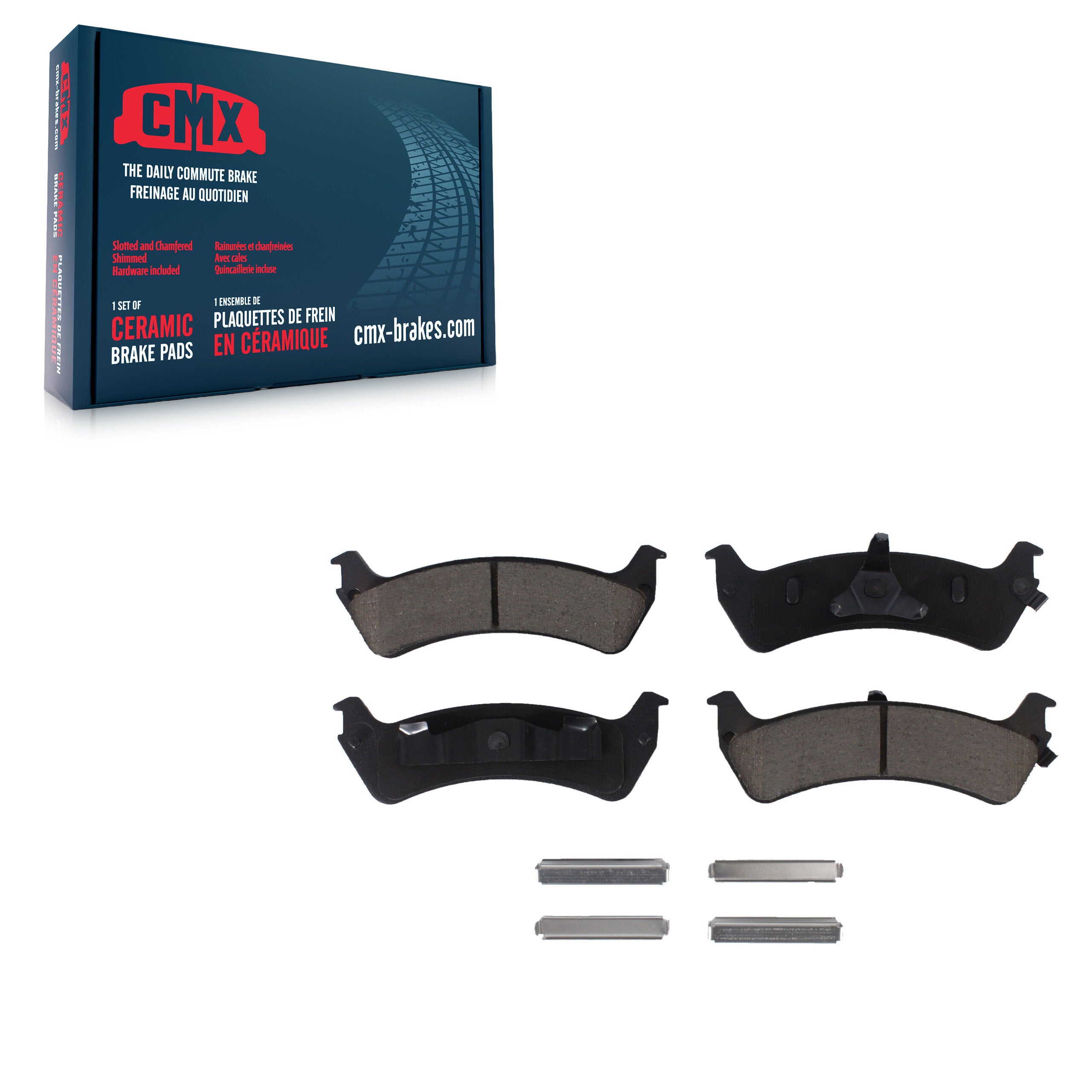 CMX CMX-D667 Disc Brake Pad for 1995-2002 Ford Explorer, Ford Explorer Sport, Ford Ranger - Rear