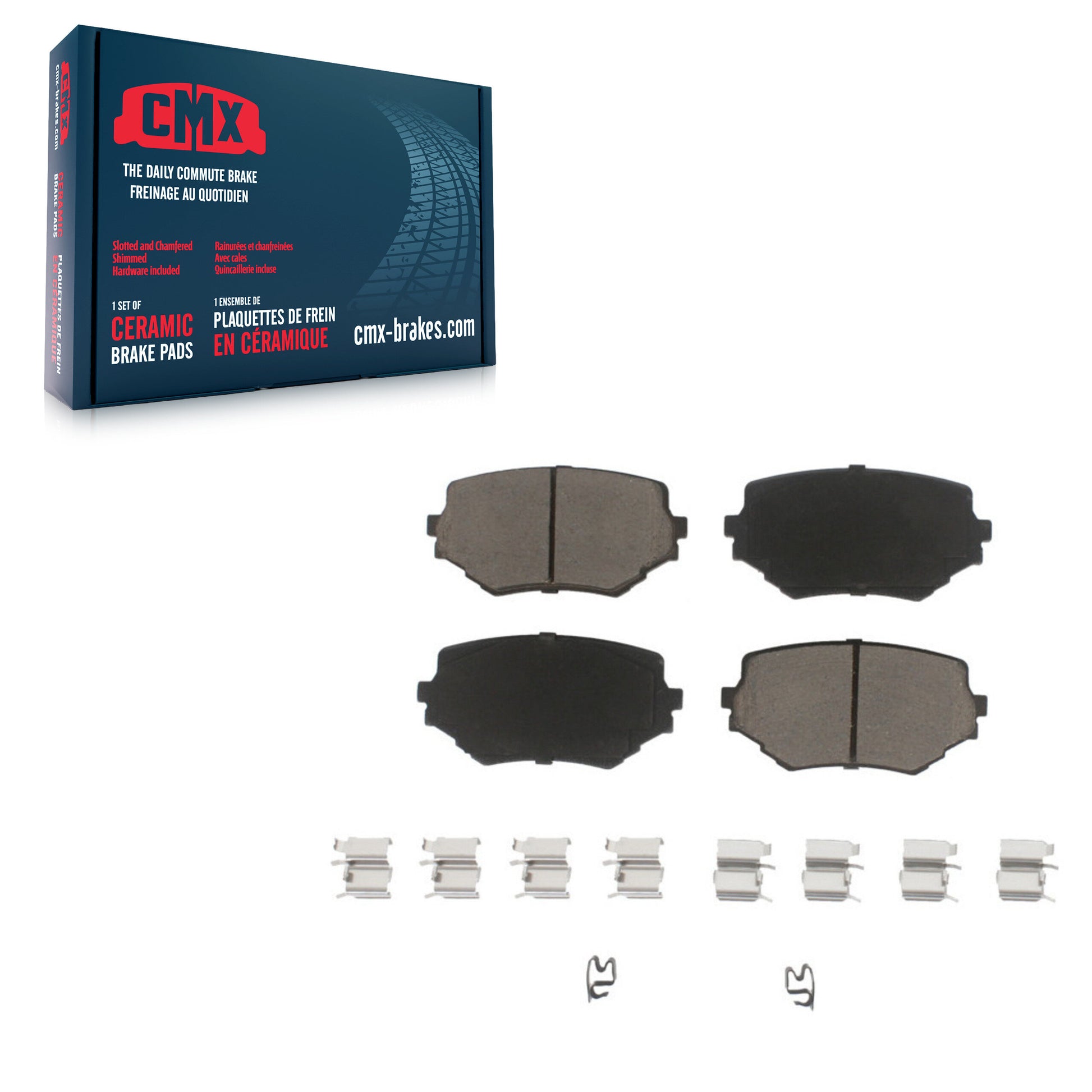 CMX CMX-D680 Disc Brake Pad for 1996-2005 Suzuki Grand Vitara, Suzuki XL-7, Suzuki Sidekick - Front