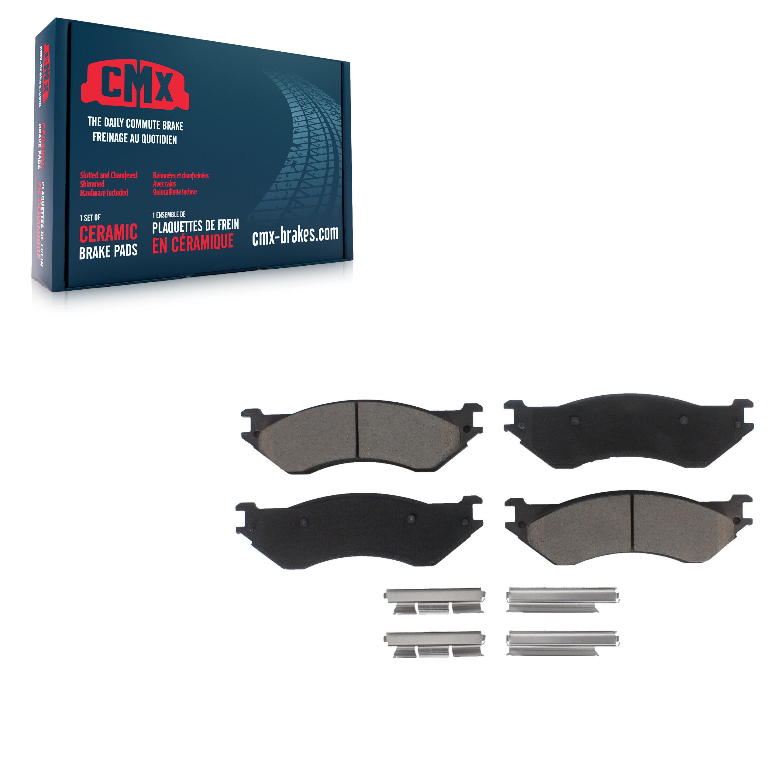 CMX CMX-D702A Disc Brake Pad for 2001-2008 Dodge Ram 1500, Dodge Ram 2500, Dodge Ram 3500 - Rear
