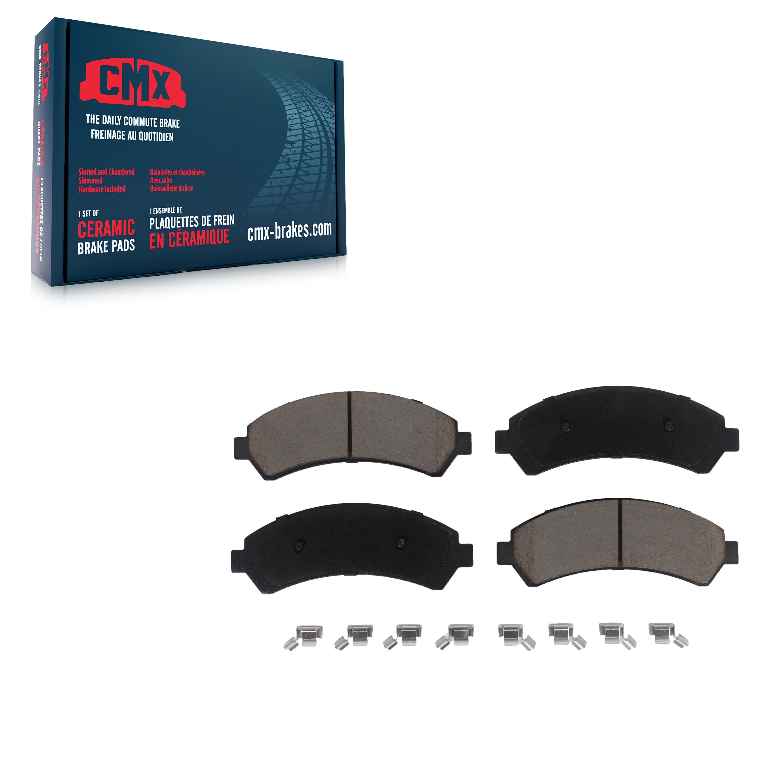 CMX CMX-D726 Disc Brake Pad for 1997-2005 Chevrolet S10, GMC Sonoma, Chevrolet Blazer - Front