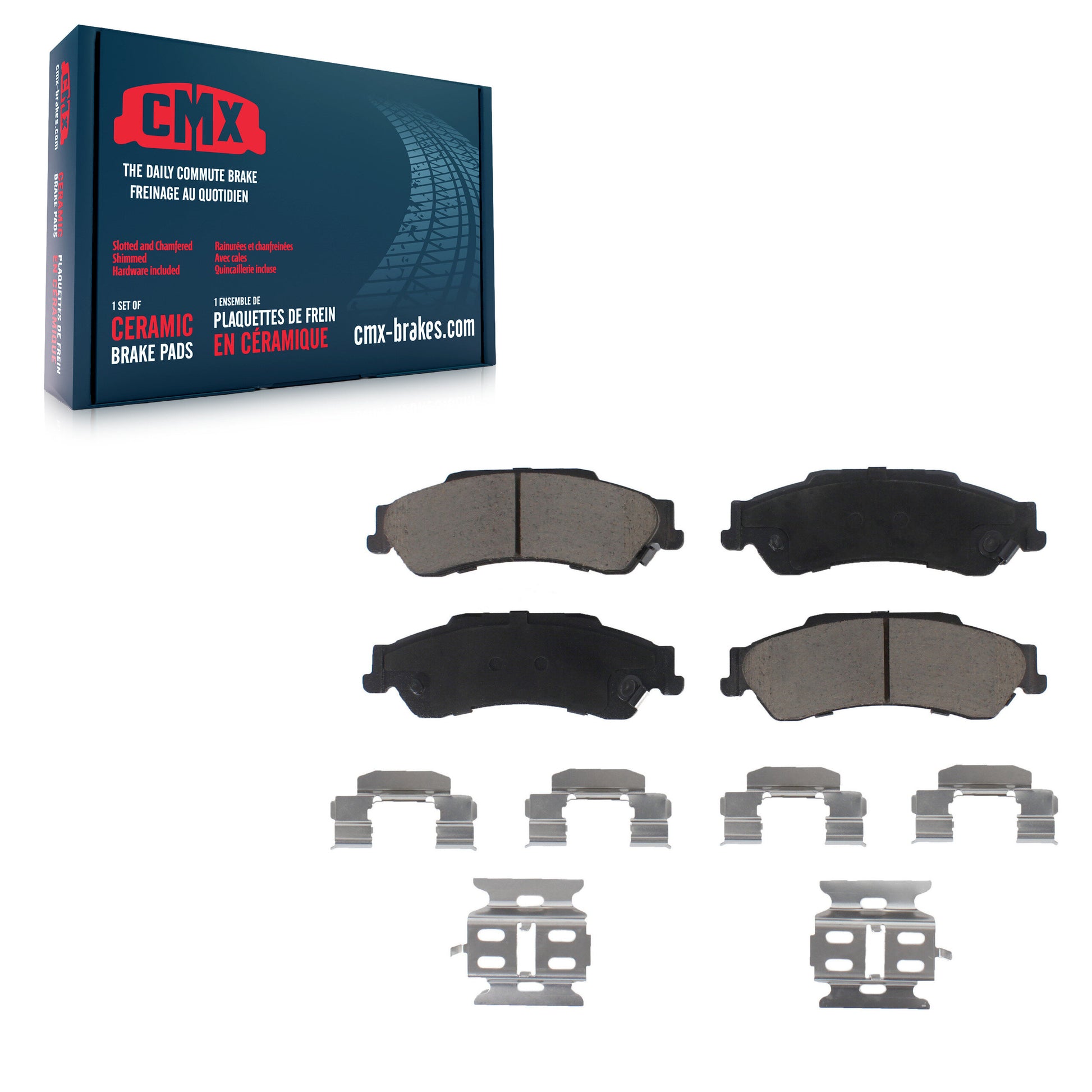 CMX CMX-D729 Disc Brake Pad for 1997-2005 Chevrolet S10, Chevrolet Blazer, Isuzu Hombre - Rear
