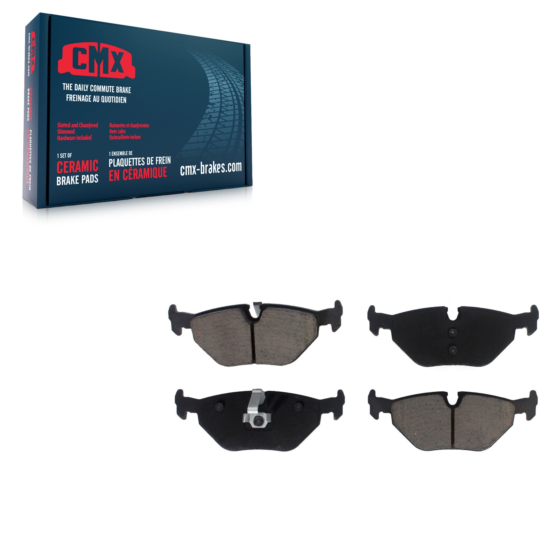 CMX CMX-D763 Disc Brake Pad for 1992-2009 BMW Z4, Saab 9-3, BMW 320i - Rear