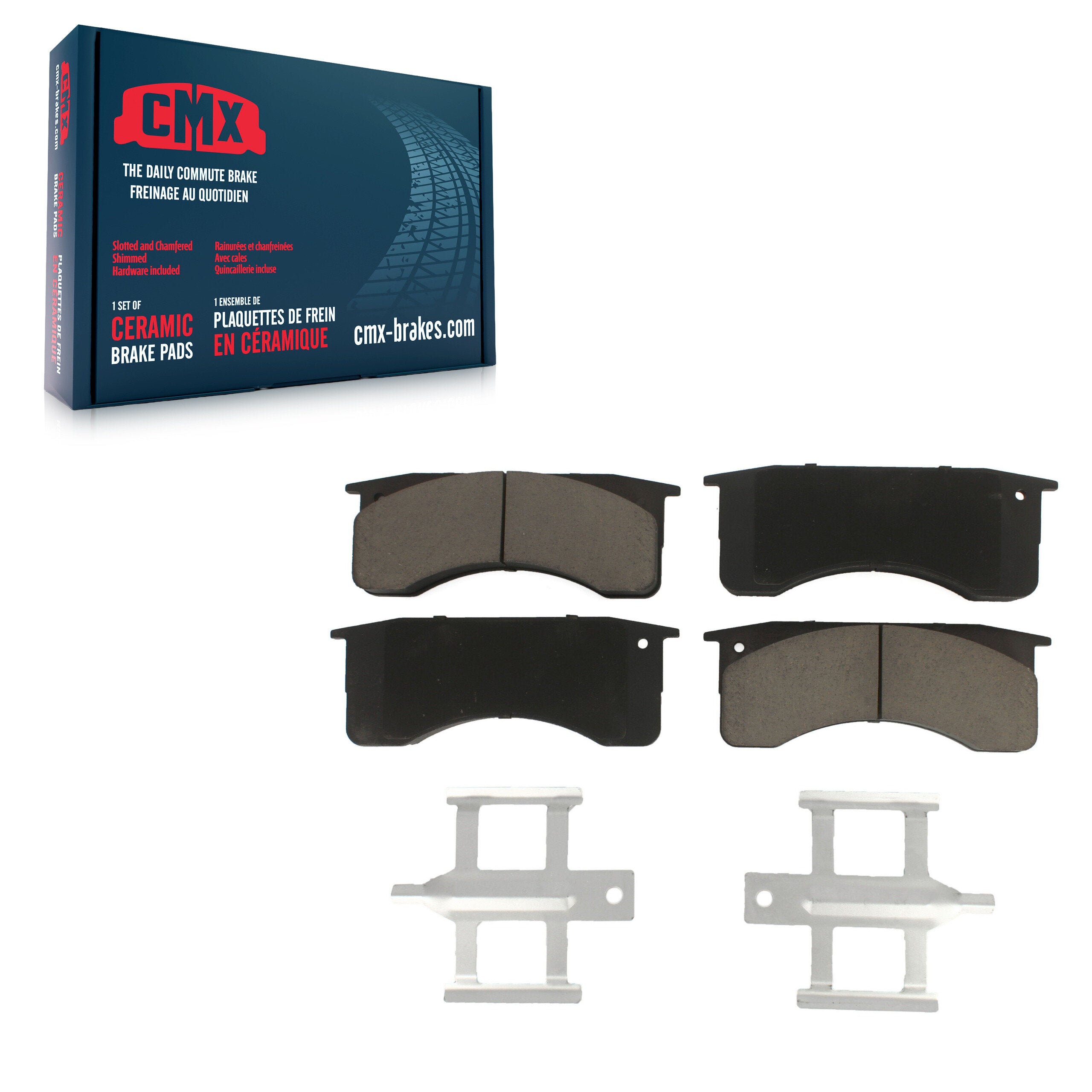 CMX CMX-D769 Disc Brake Pad for 1990-2023 Ford F-650, Ford F-750, Chevrolet Silverado 4500 HD - Front, Rear