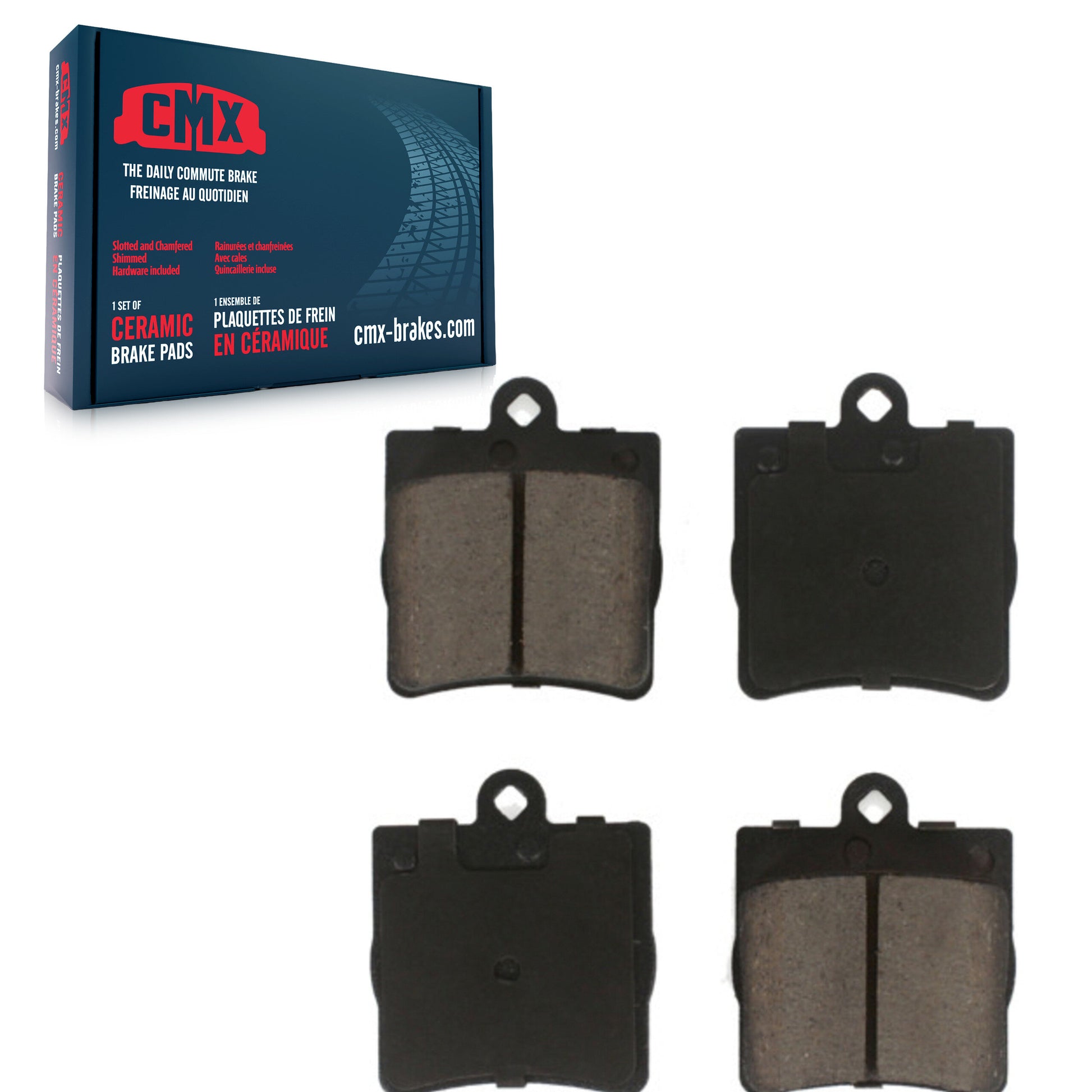 CMX CMX-D779 Disc Brake Pad for 1996-2011 Mercedes-Benz SLK300, Chrysler Crossfire, Mercedes-Benz C230 - Rear