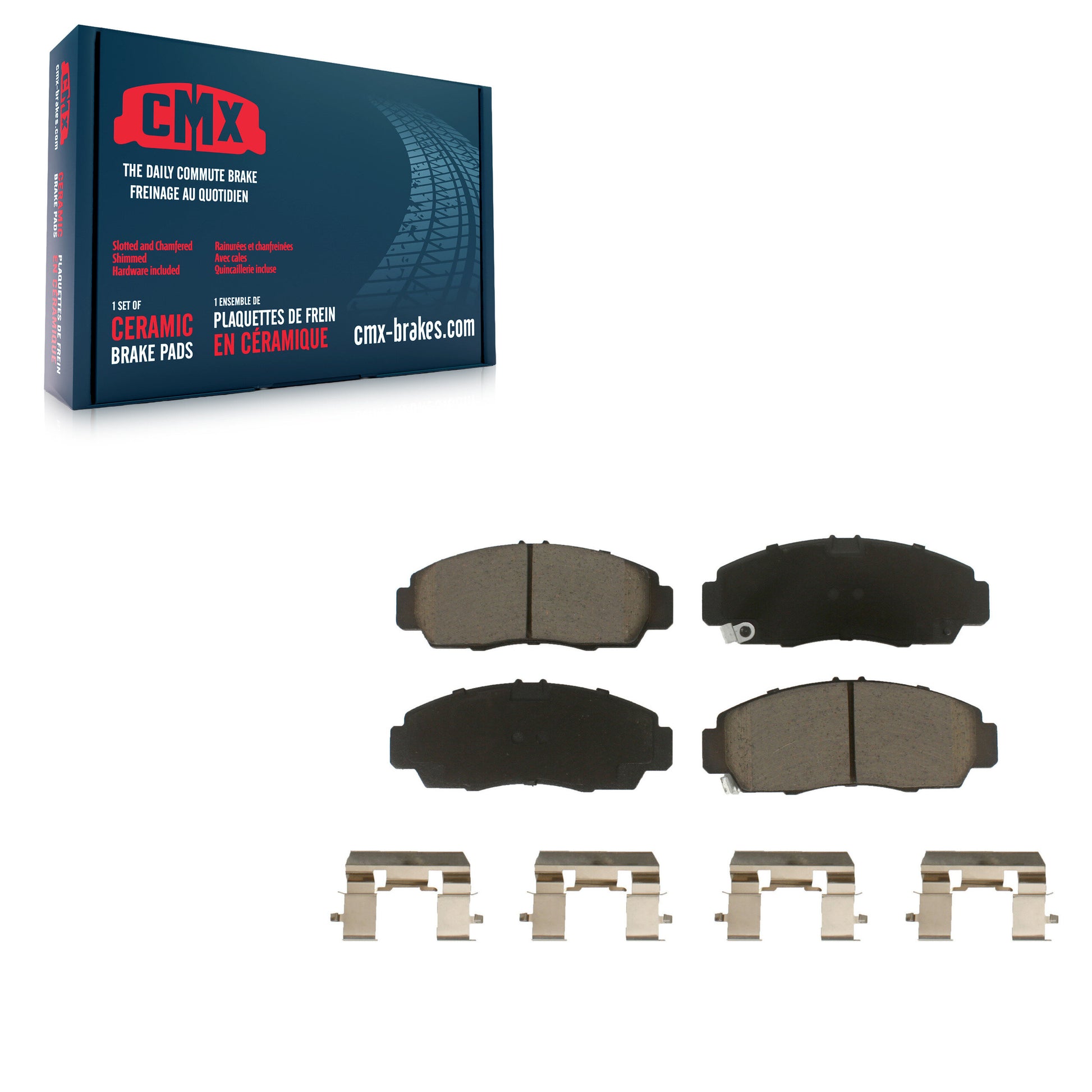 CMX CMX-D787 Disc Brake Pad for 1999-2010 Honda Accord, Acura TL, Acura TSX - Front