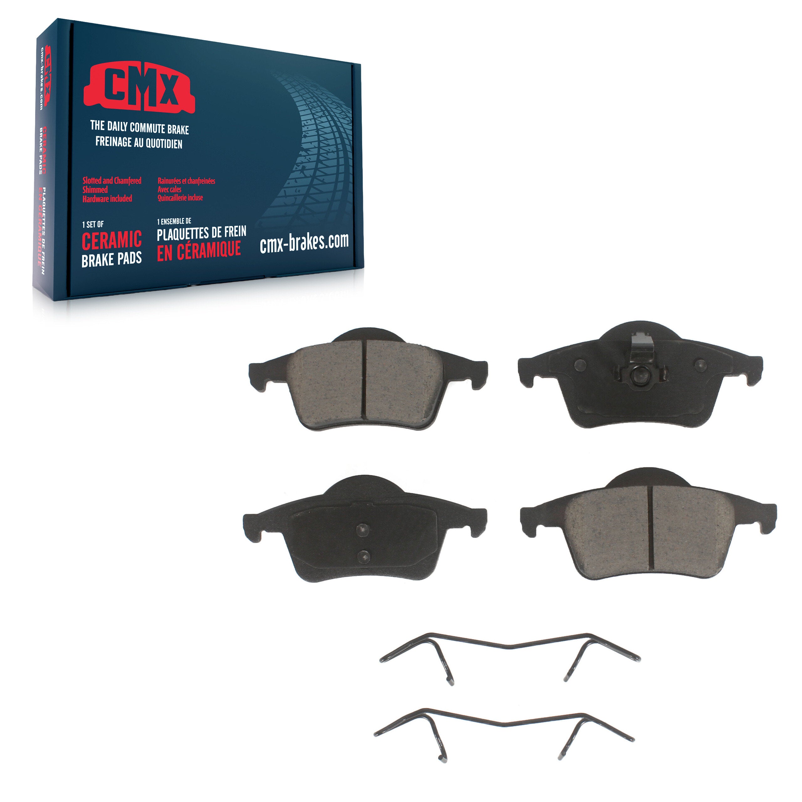 CMX CMX-D795 Disc Brake Pad for 1999-2009 Volvo S60, Volvo V70, Volvo XC70 - Rear