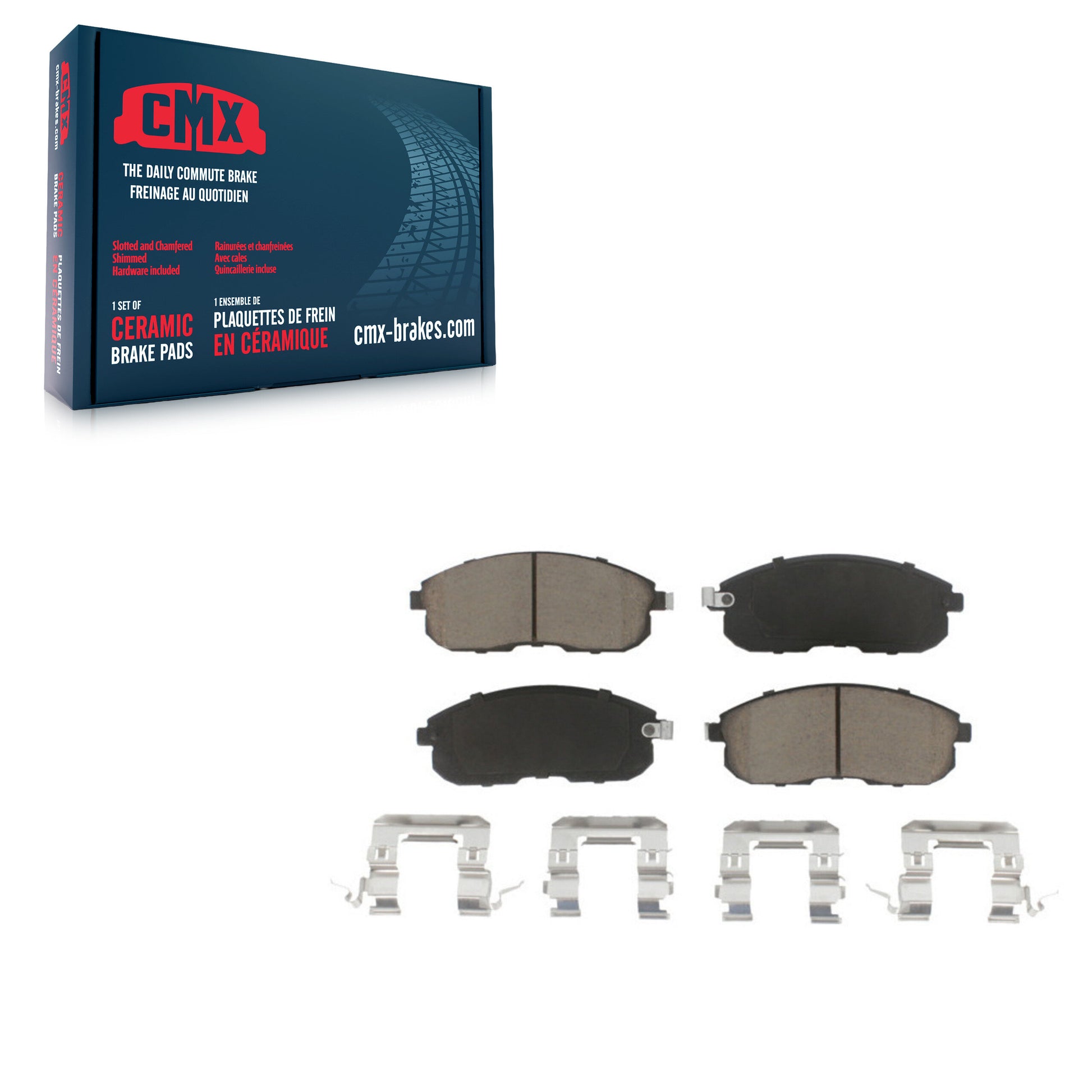 CMX CMX-D815 Disc Brake Pad for 2000-2019 Nissan Juke, Nissan Altima, Nissan Sentra - Front