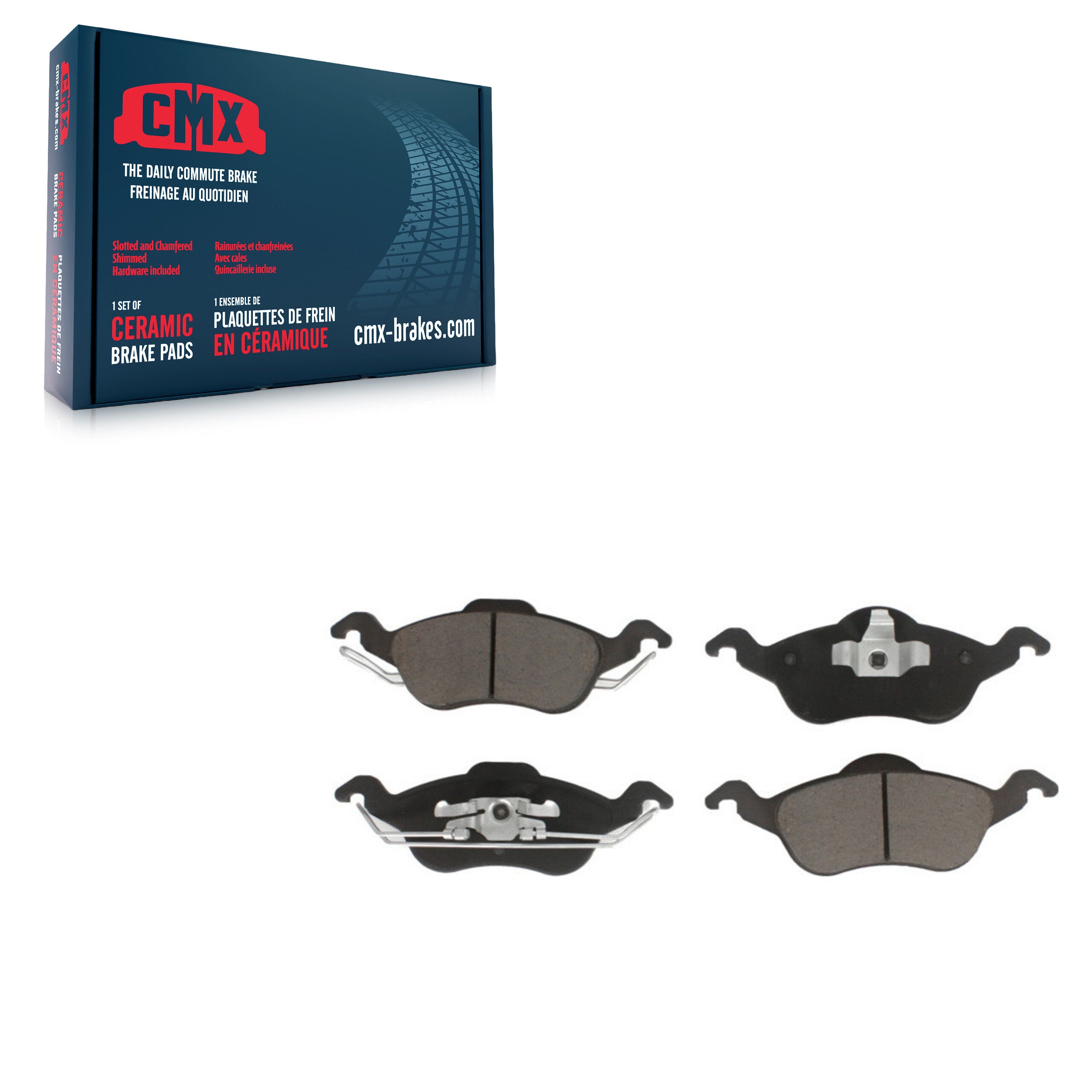 CMX CMX-D816 Disc Brake Pad for 2000-2004 Ford Focus - Front