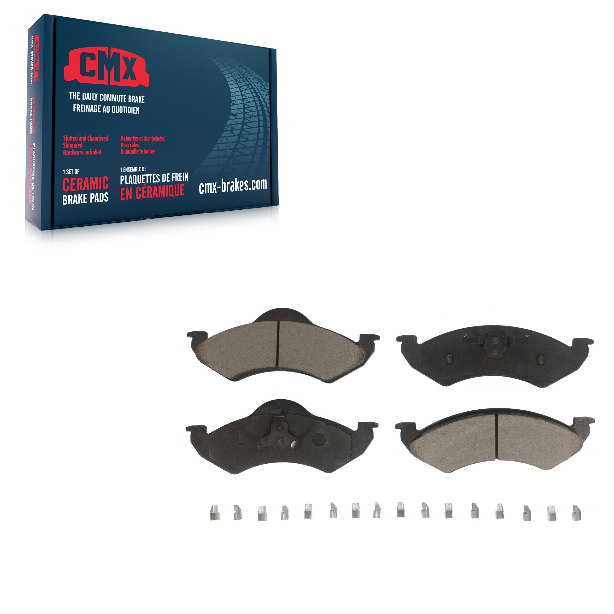 CMX CMX-D820 Disc Brake Pad for 2000-2002 Dodge Dakota, Dodge Durango - Front