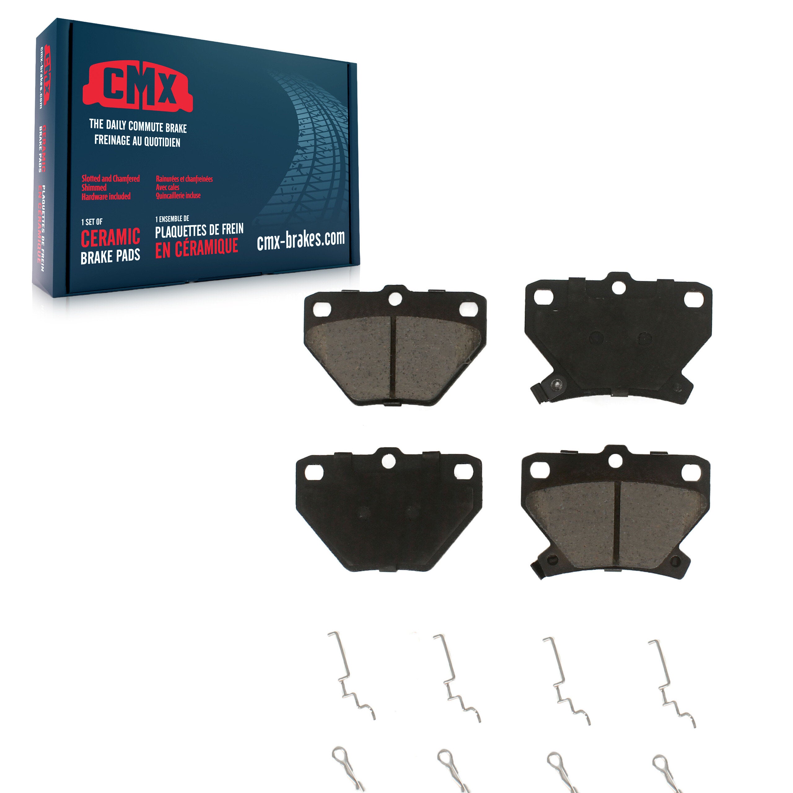 CMX CMX-D823 Disc Brake Pad for 2000-2008 Toyota Corolla, Pontiac Vibe, Toyota Matrix - Rear