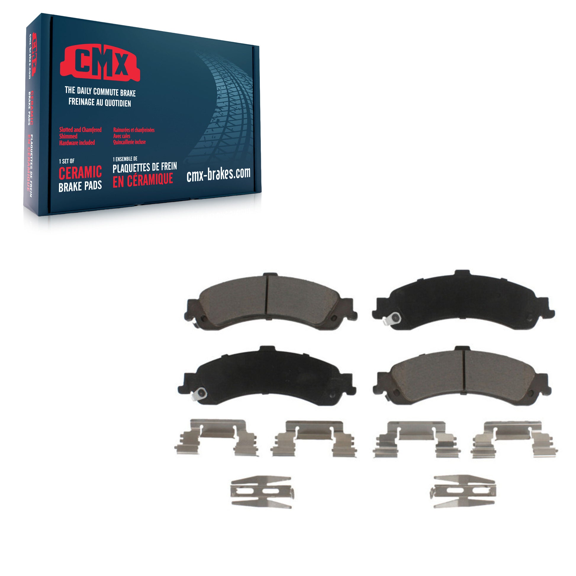 CMX CMX-D834 Disc Brake Pad for 2000-2006 Cadillac Escalade, Cadillac Escalade ESV, Chevrolet Avalanche 1500 - Rear