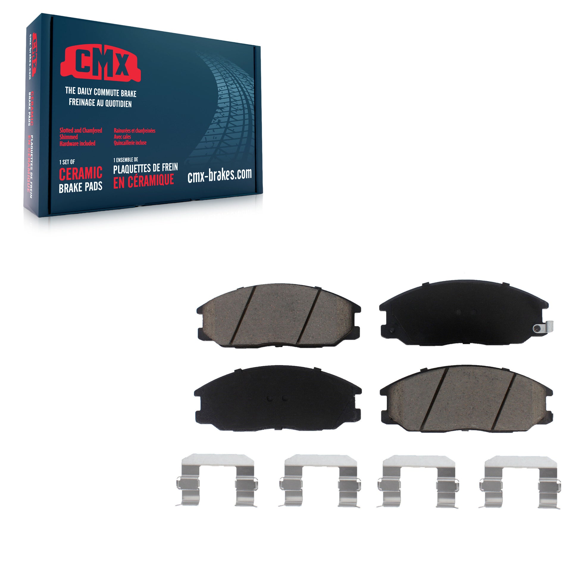 CMX CMX-D864 Disc Brake Pad for 2001-2009 Kia Amanti, Kia Sorento, Hyundai XG350 - Front