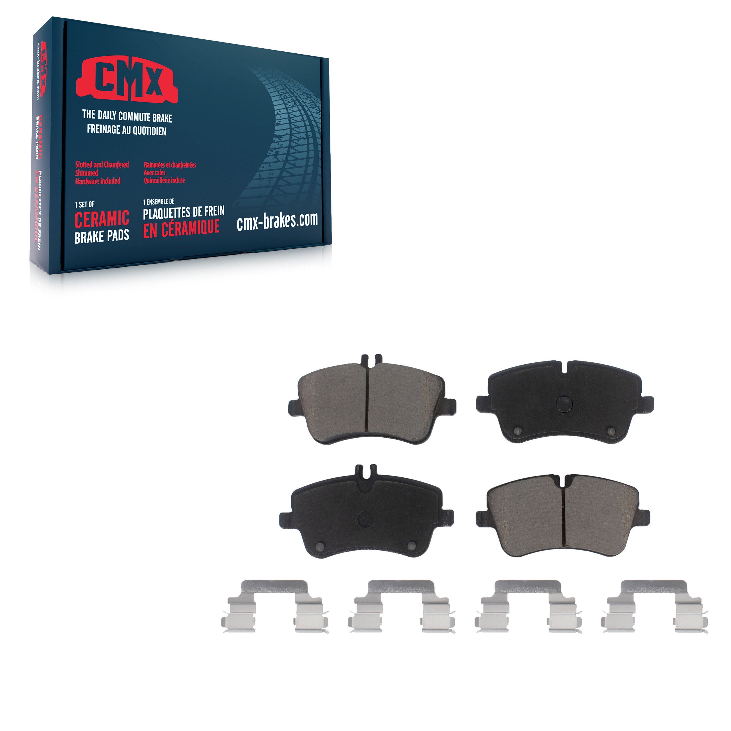 CMX CMX-D872 Disc Brake Pad for 2001-2011 Mercedes-Benz SLK300, Mercedes-Benz C230, Mercedes-Benz C280 - Front