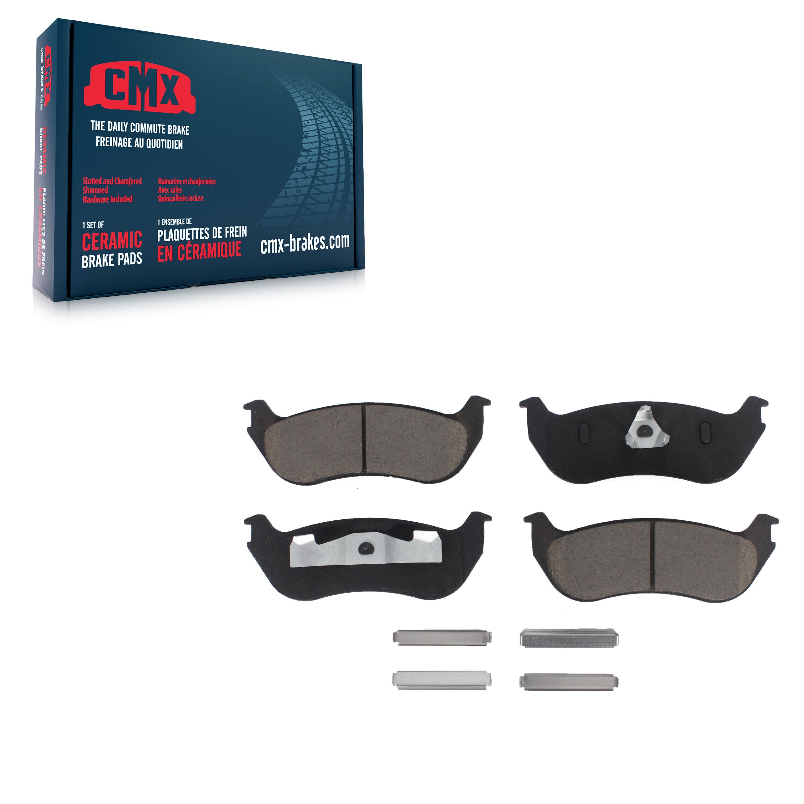 CMX CMX-D881 Disc Brake Pad for 2002-2005 Ford Explorer, Mercury Mountaineer - Rear