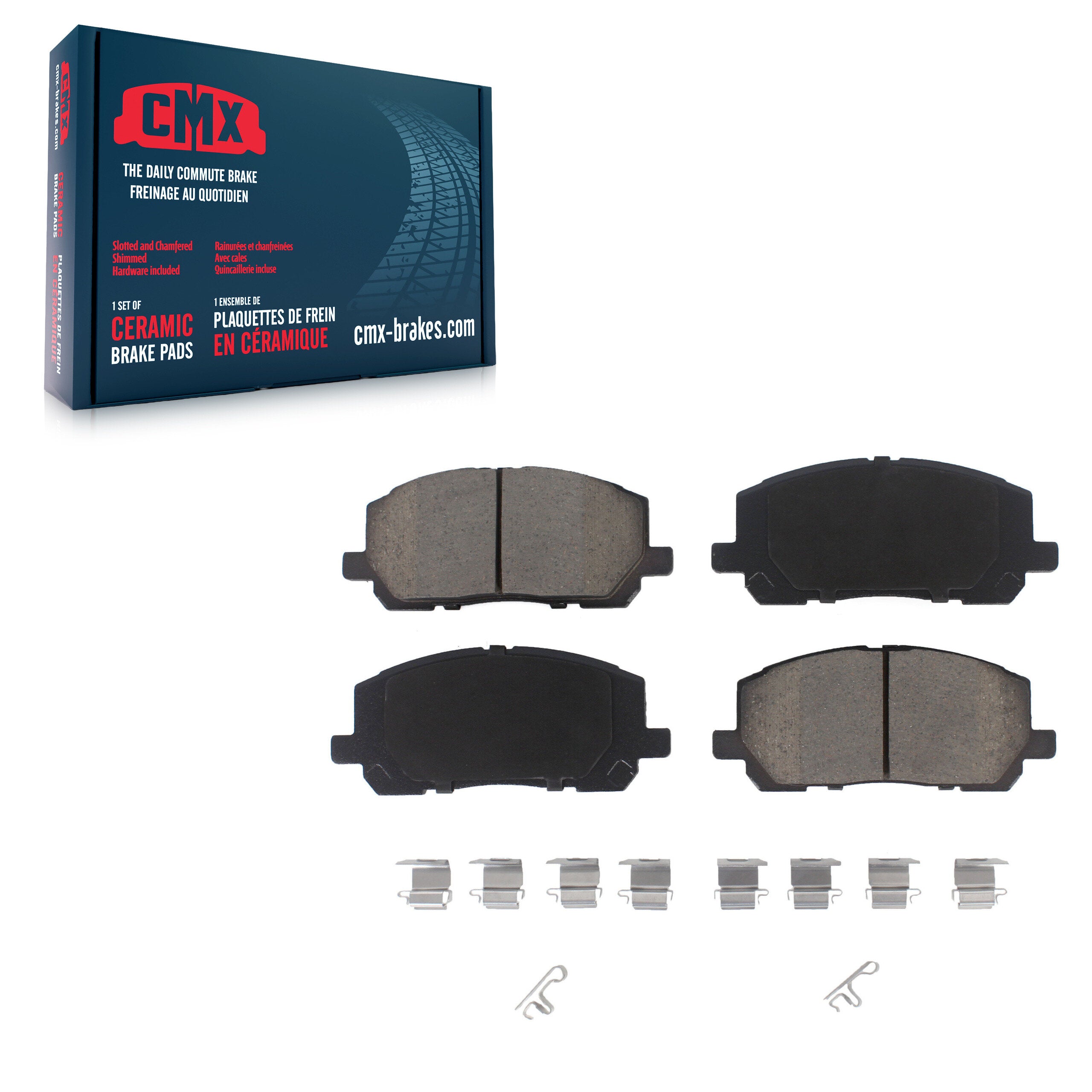 CMX CMX-D884 Disc Brake Pad for 2001-2007 Toyota Highlander - Front