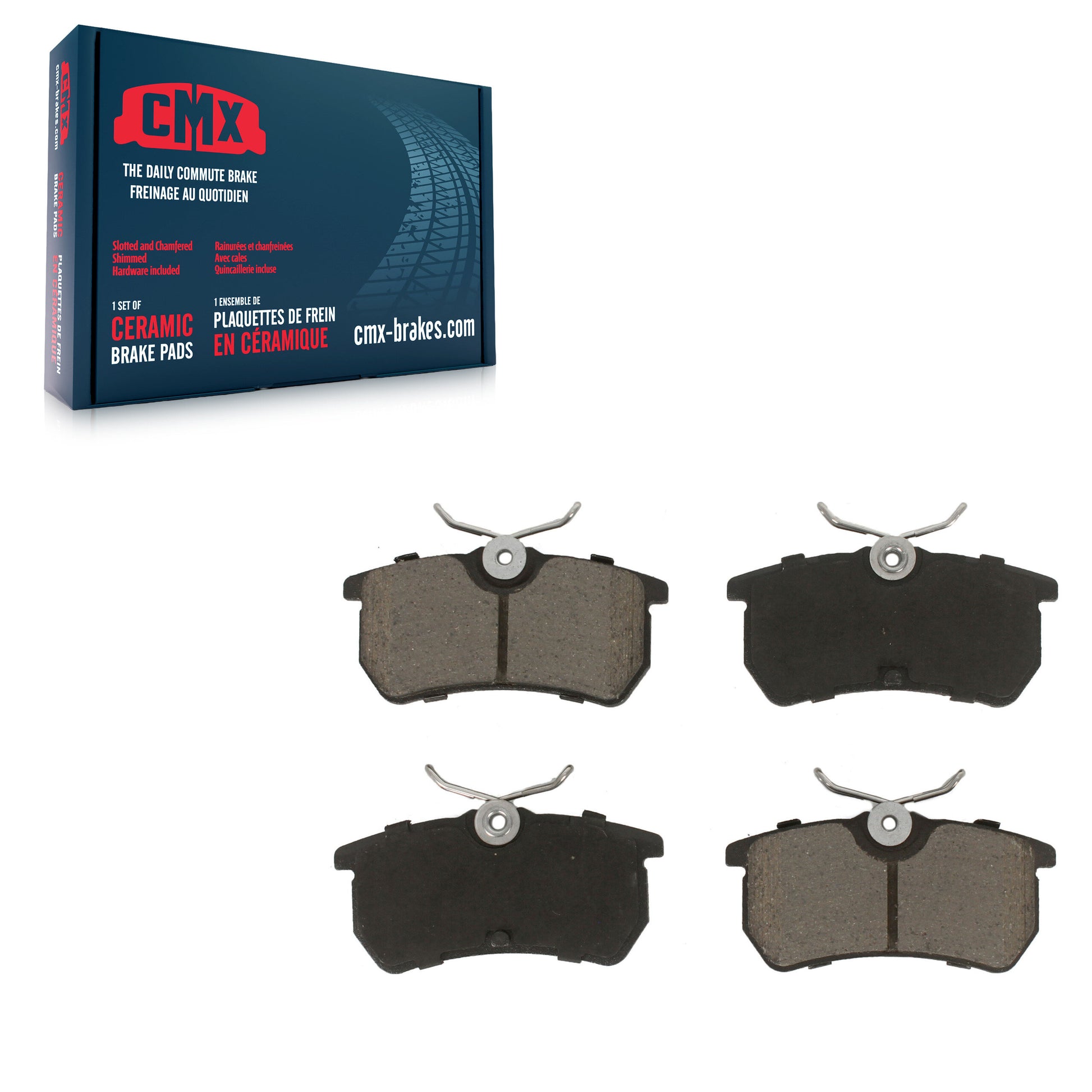 CMX CMX-D886 Disc Brake Pad for 2000-2019 Ford Fiesta, Ford Focus - Rear