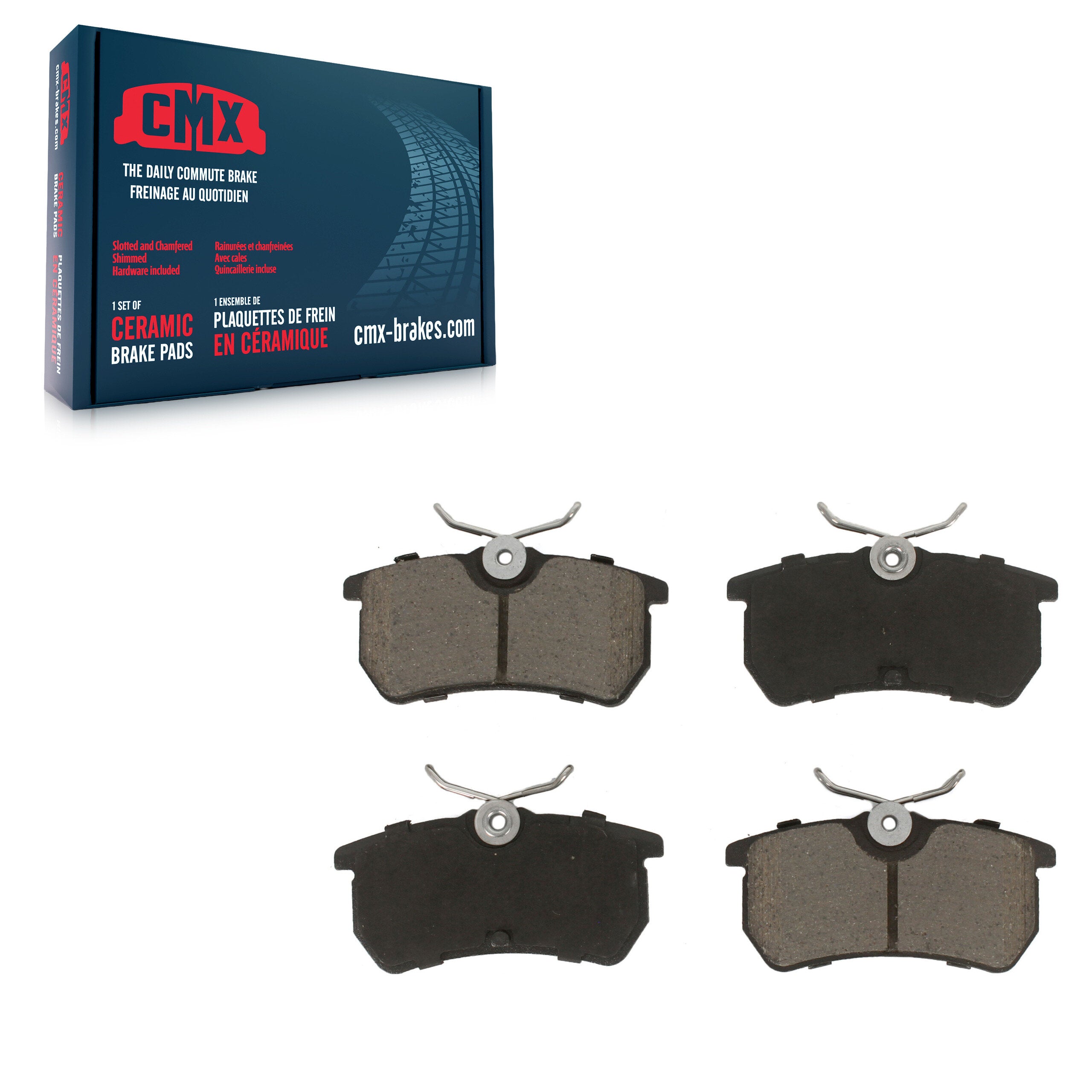 CMX CMX-D886 Disc Brake Pad for 2000-2019 Ford Fiesta, Ford Focus - Rear