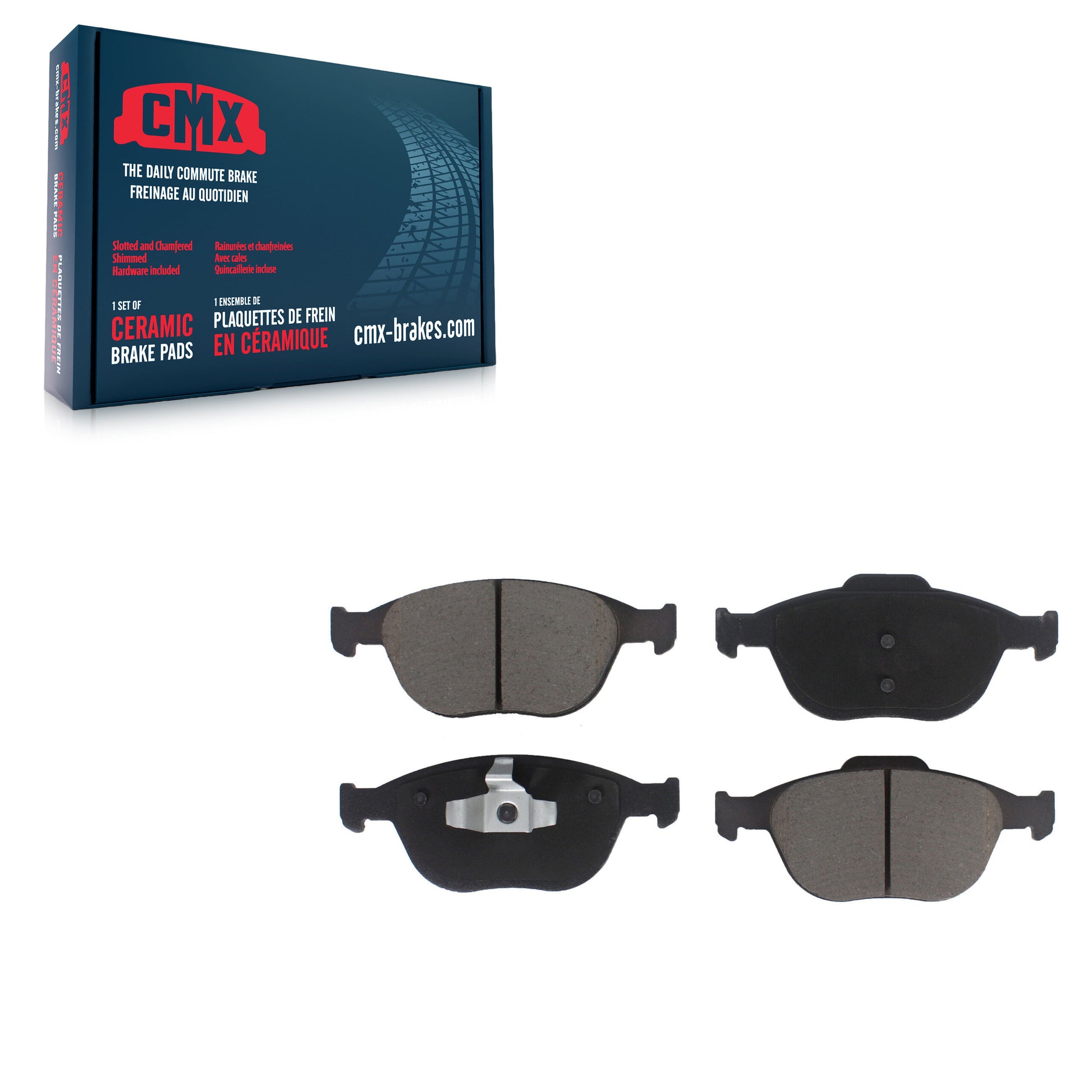 CMX CMX-D970 Disc Brake Pad for 2002-2013 Ford Transit Connect, Ford Focus - Front