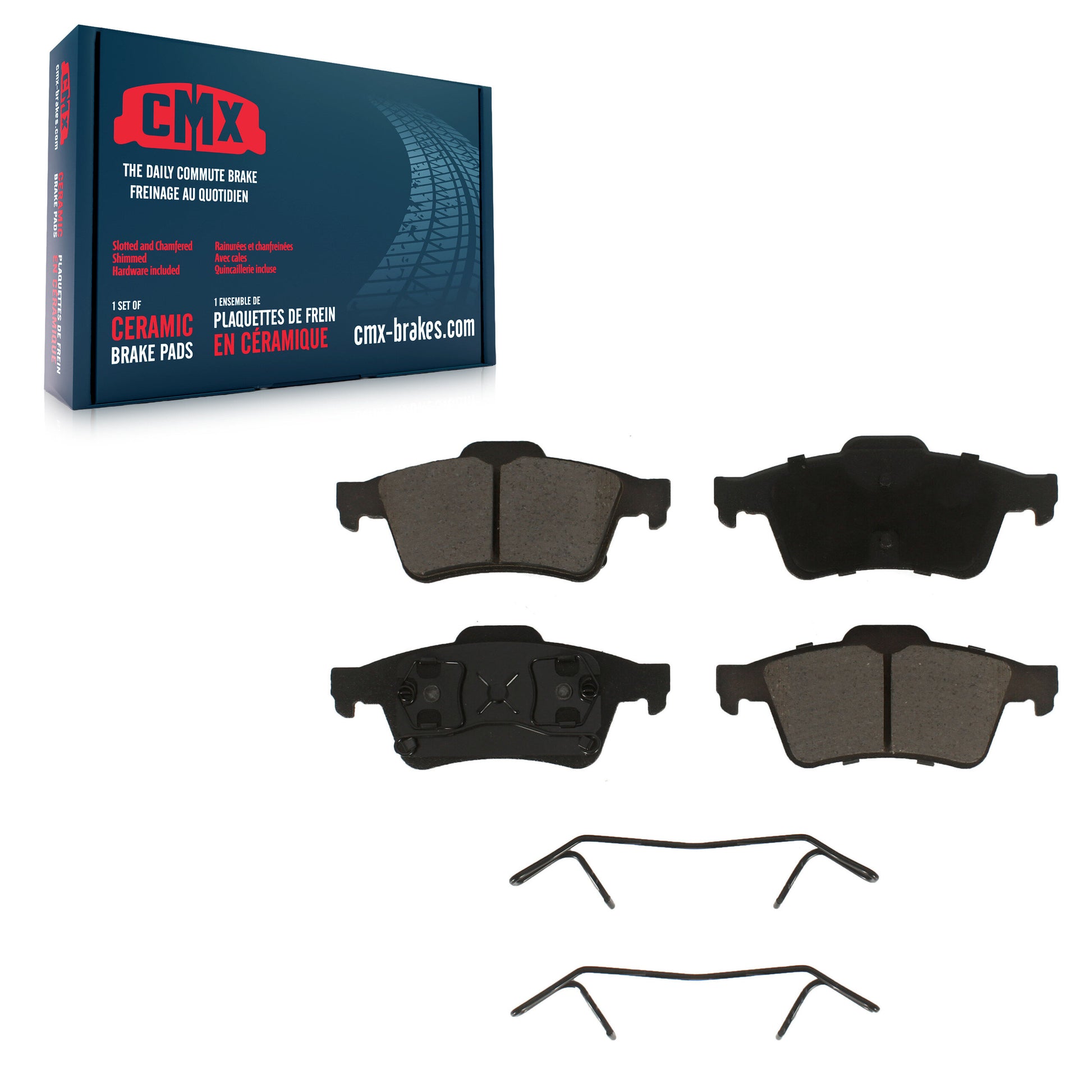 CMX CMX-D973 Disc Brake Pad for 2003-2006 Mazda 5, Mazda 3, Saab 9-3 - Rear