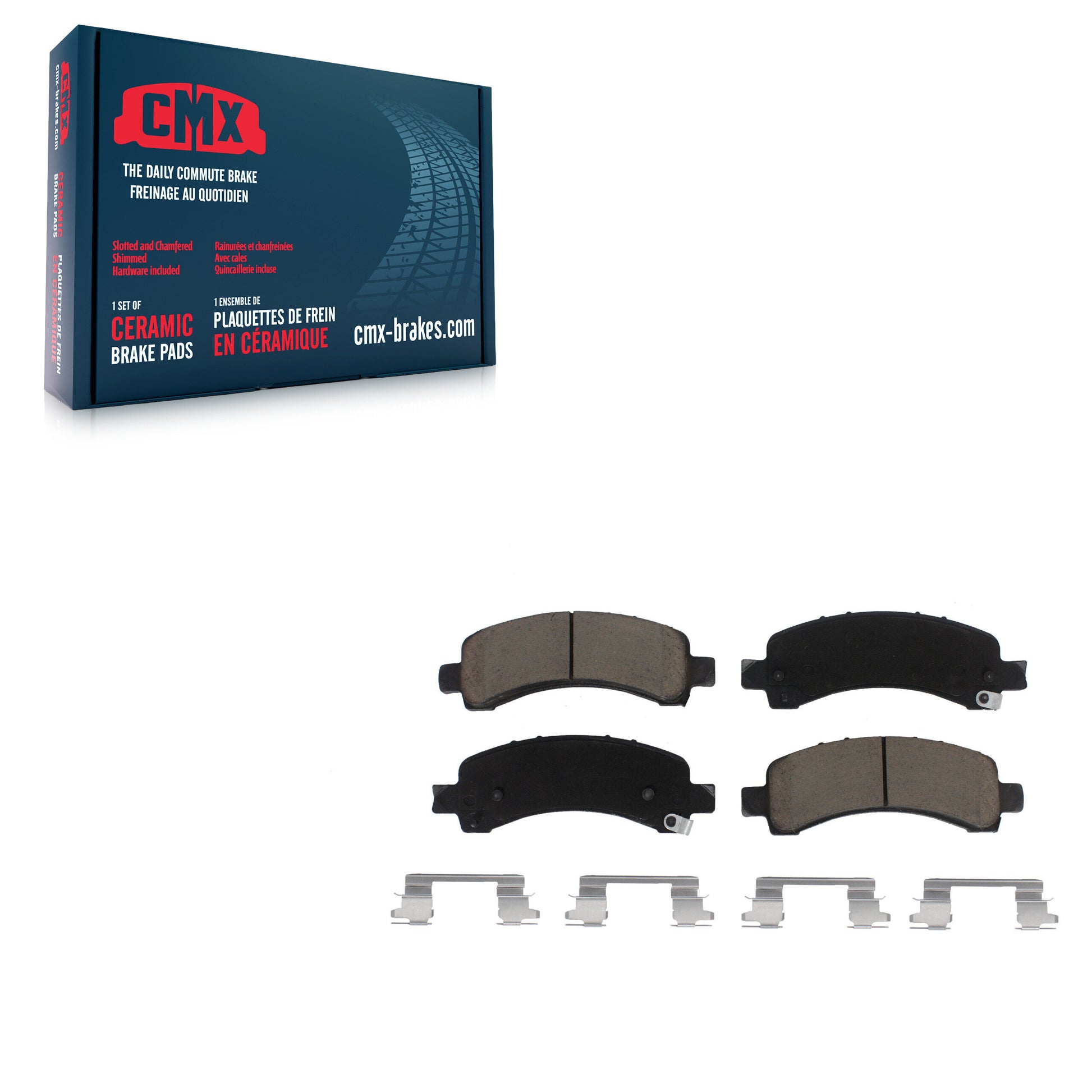 CMX CMX-D974 Disc Brake Pad for 2003-2020 Chevrolet Express 2500, Chevrolet Express 3500, GMC Savana 2500 - Rear
