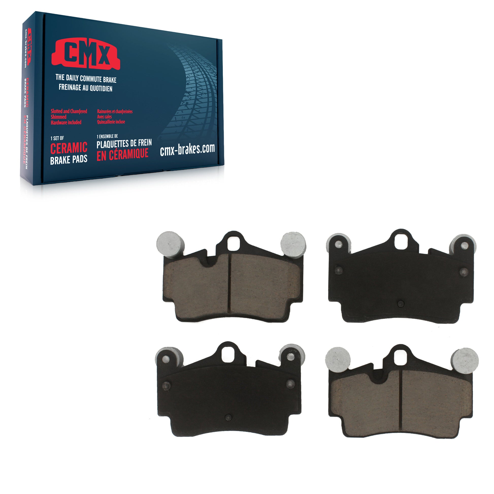 CMX CMX-D978 Disc Brake Pad for 2003-2015 Porsche Cayenne, Volkswagen Touareg, Audi Q7 - Rear