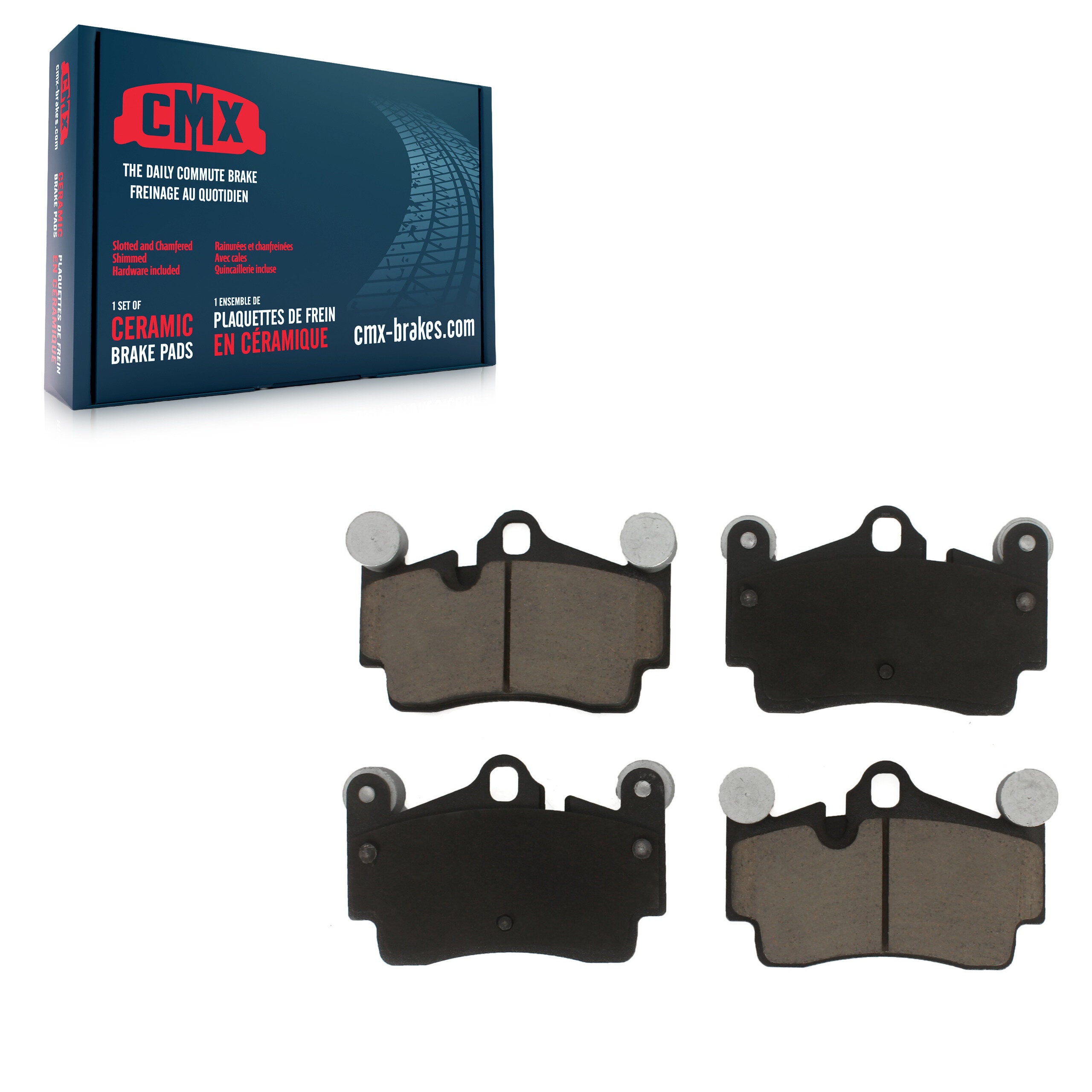 CMX CMX-D978 Disc Brake Pad for 2003-2015 Porsche Cayenne, Volkswagen Touareg, Audi Q7 - Rear