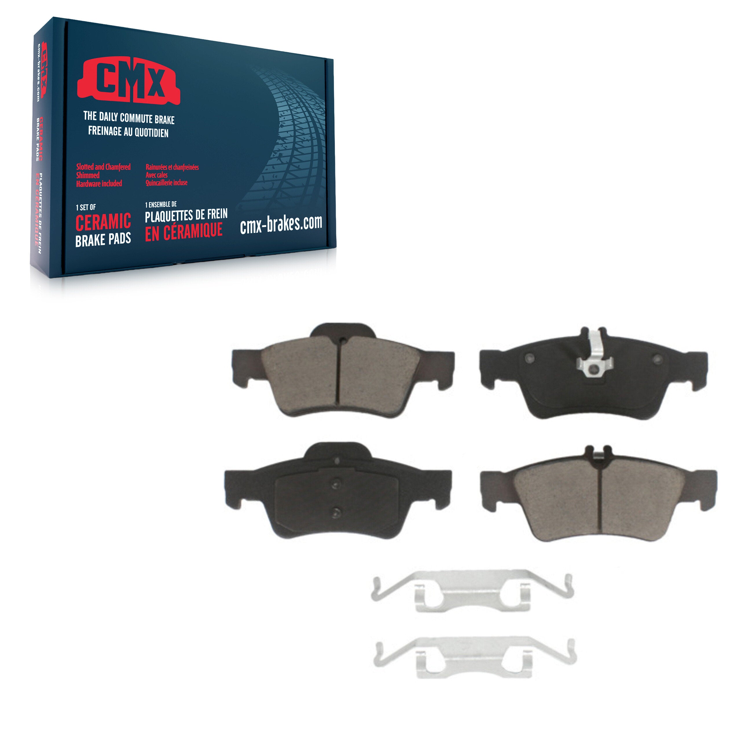 CMX CMX-D986 Disc Brake Pad for 2003-2018 Mercedes-Benz E400, Mercedes-Benz CLS400, Mercedes-Benz E350 - Rear
