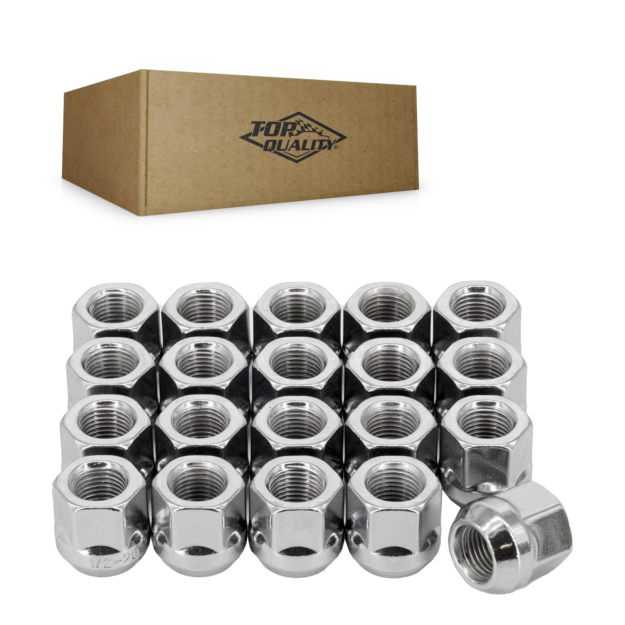 Top Quality CRM-40088 Wheel Lug Nut for 1980-2019 Ford Special Service Police Sedan, Ford Police Interceptor Sedan, Ford Police Interceptor Utility - N/A