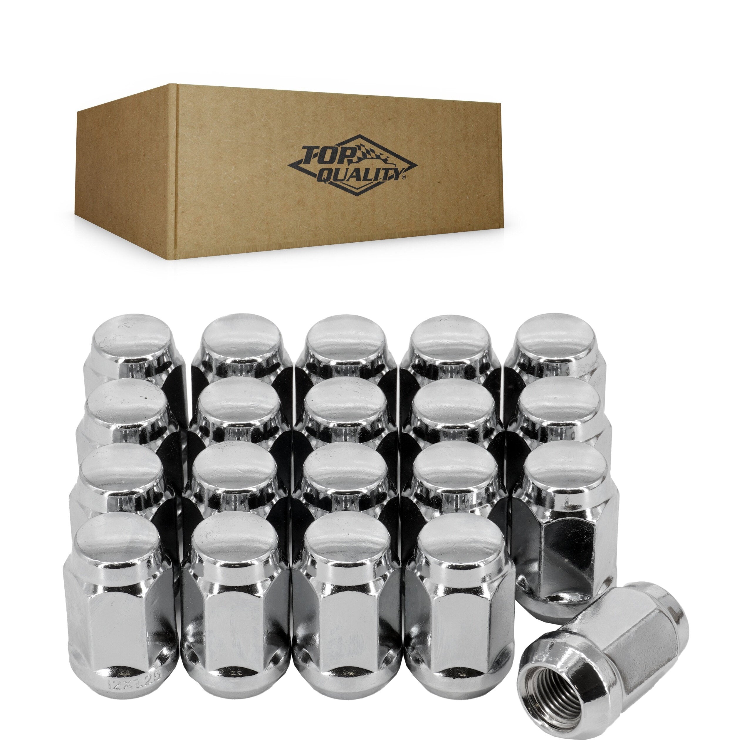 Top Quality CRM-41128 Wheel Lug Nut for 1980-2023 Nissan GT-R, Subaru BRZ, INFINITI QX50 - N/A