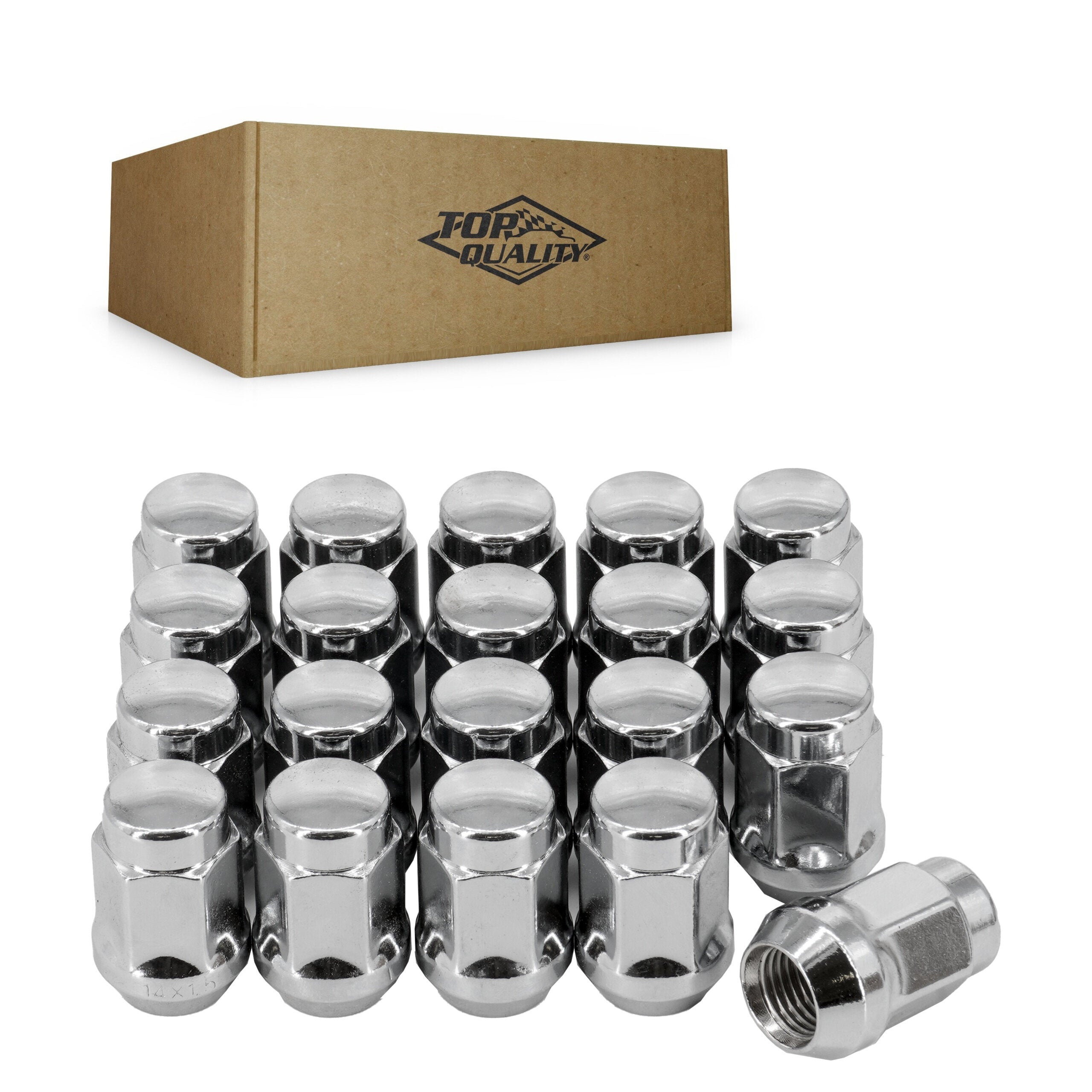 Top Quality CRM-41148 Wheel Lug Nut for 1987-2023 Cadillac LYRIQ, Acura MDX, Chevrolet Silverado 1500 LTD - N/A