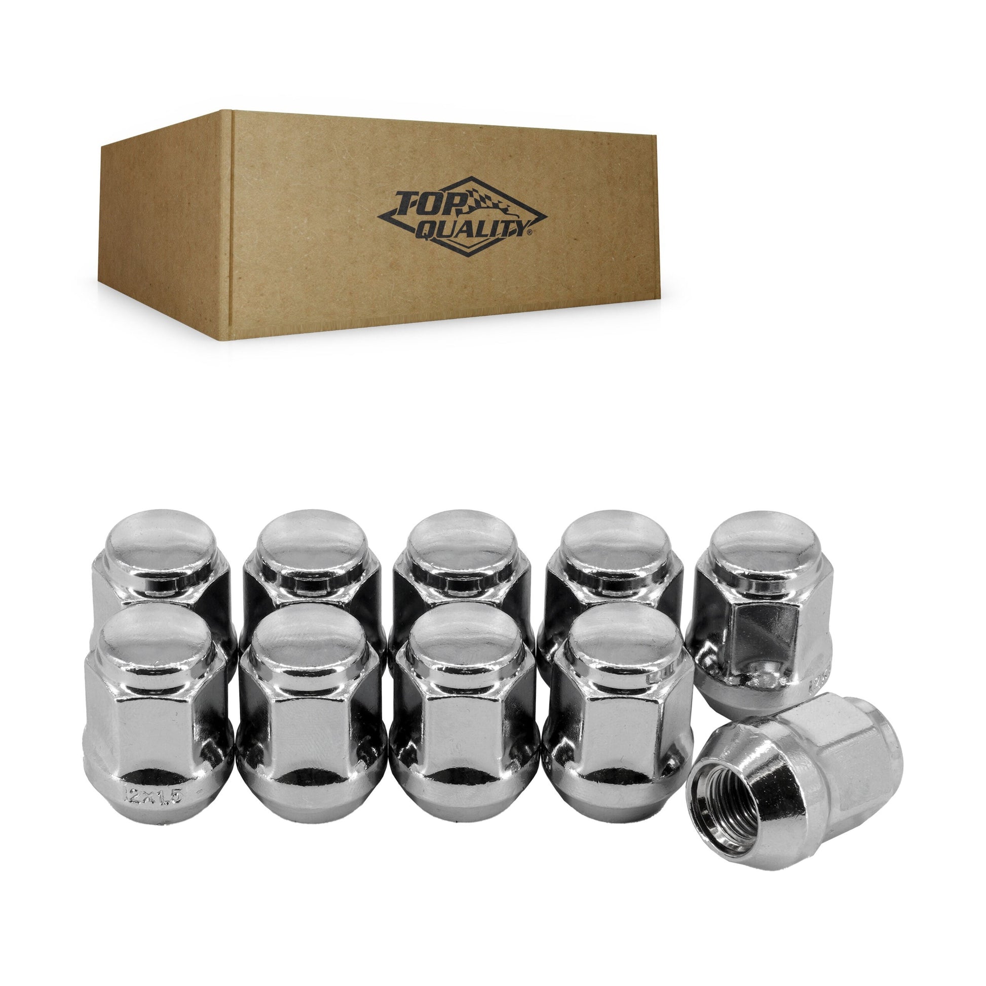 Top Quality CRM-N1610 Wheel Lug Nut for 1980-2023 Chrysler Grand Caravan, Chrysler Voyager, Chrysler Pacifica - N/A