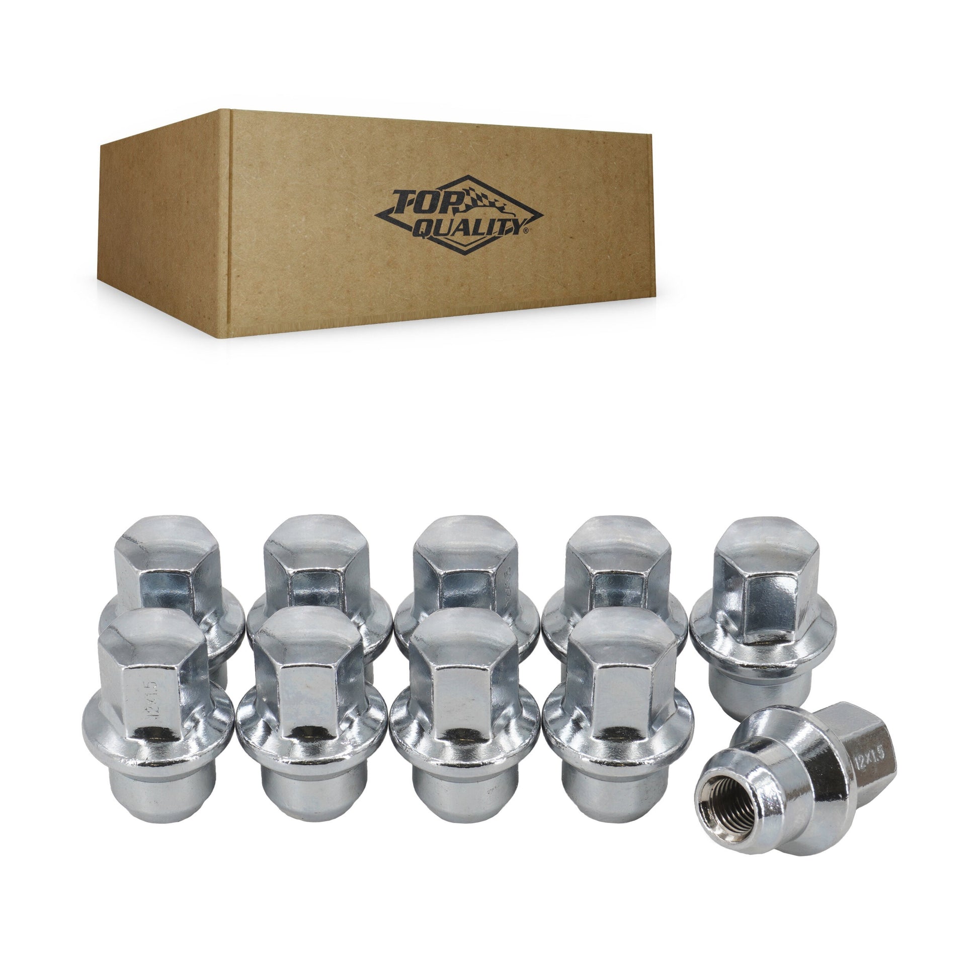 Top Quality CRM-N1711 Wheel Lug Nut for 1996-2023 Chrysler Grand Caravan, Chrysler Voyager, Chrysler Pacifica - N/A