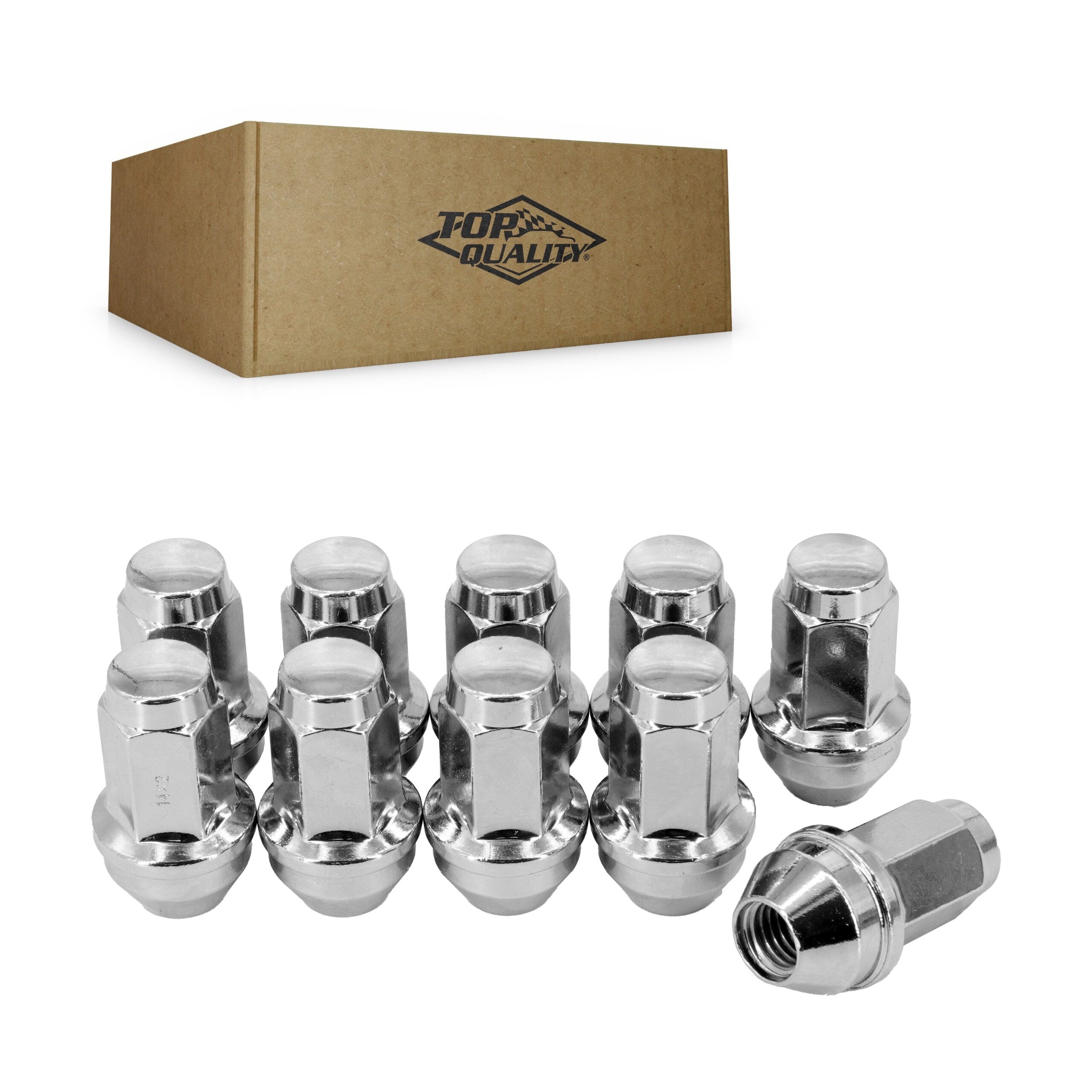Top Quality CRM-N202114 Wheel Lug Nut for 2001-2014 Lincoln Mark LT, Ford F-150 Heritage, Ford Expedition - N/A