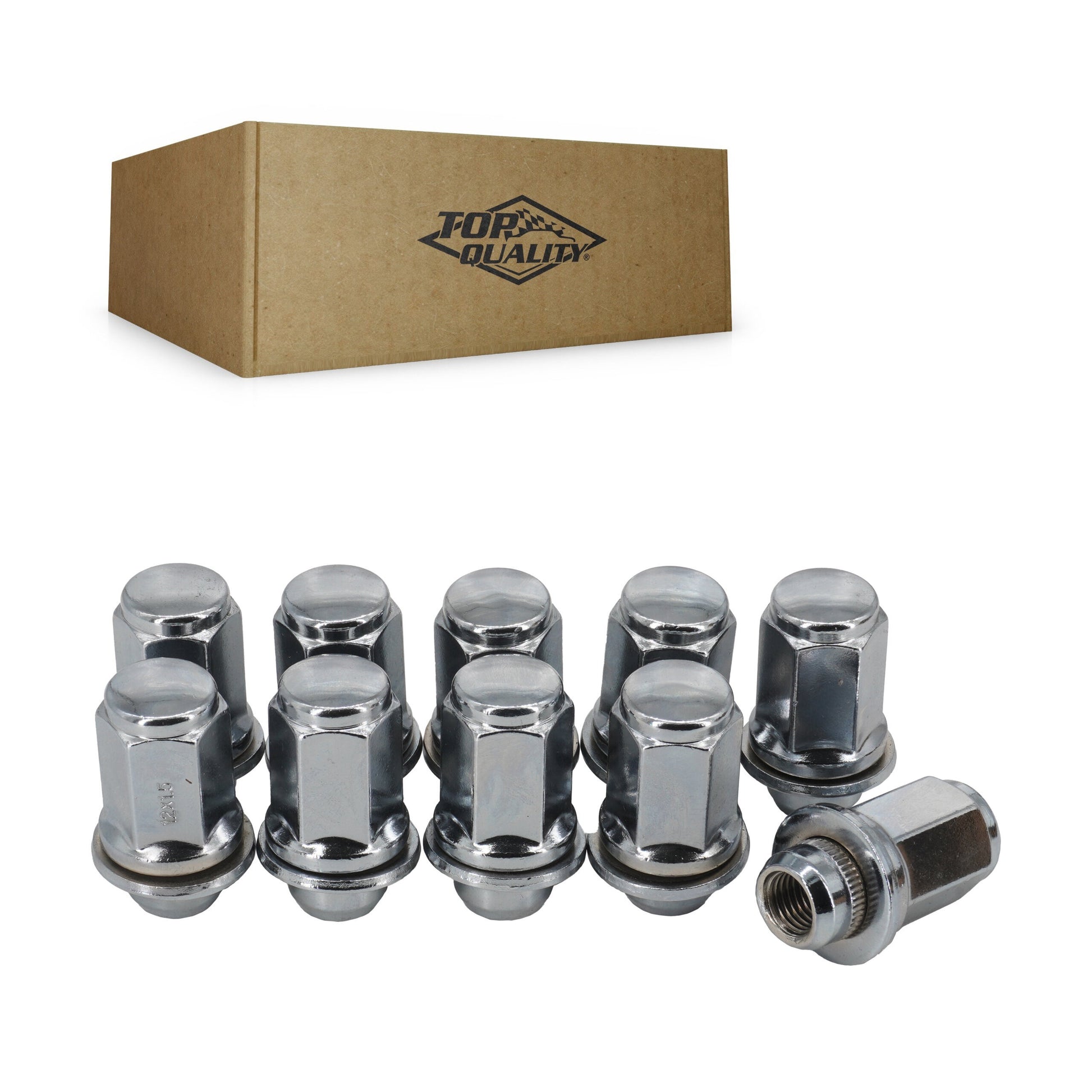 Top Quality CRM-N4213 Wheel Lug Nut for 1980-2023 Mitsubishi Eclipse Cross, Toyota Corolla Cross, Lexus ES250 - N/A